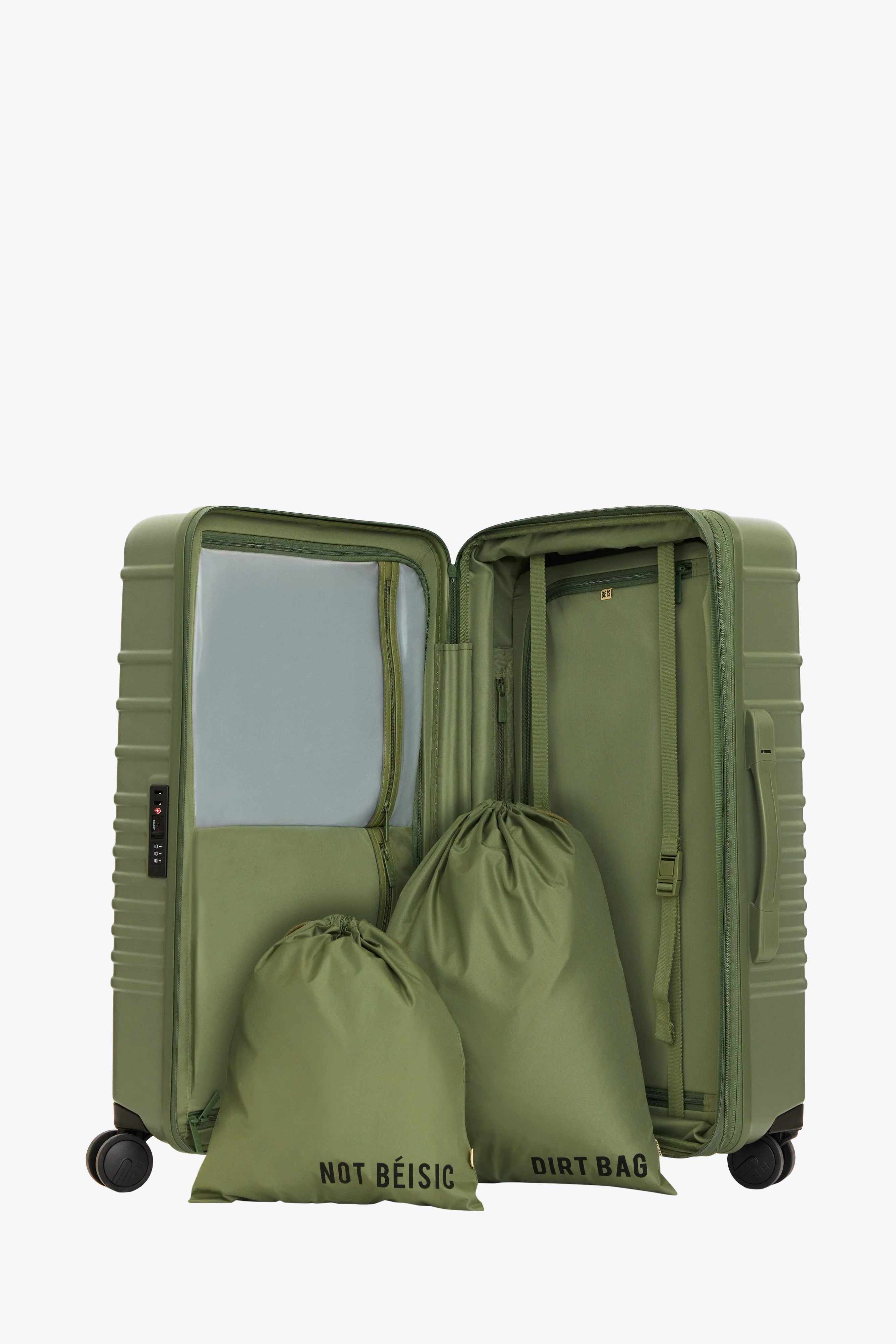 The Medium Check-In Roller in Olive - Image 15