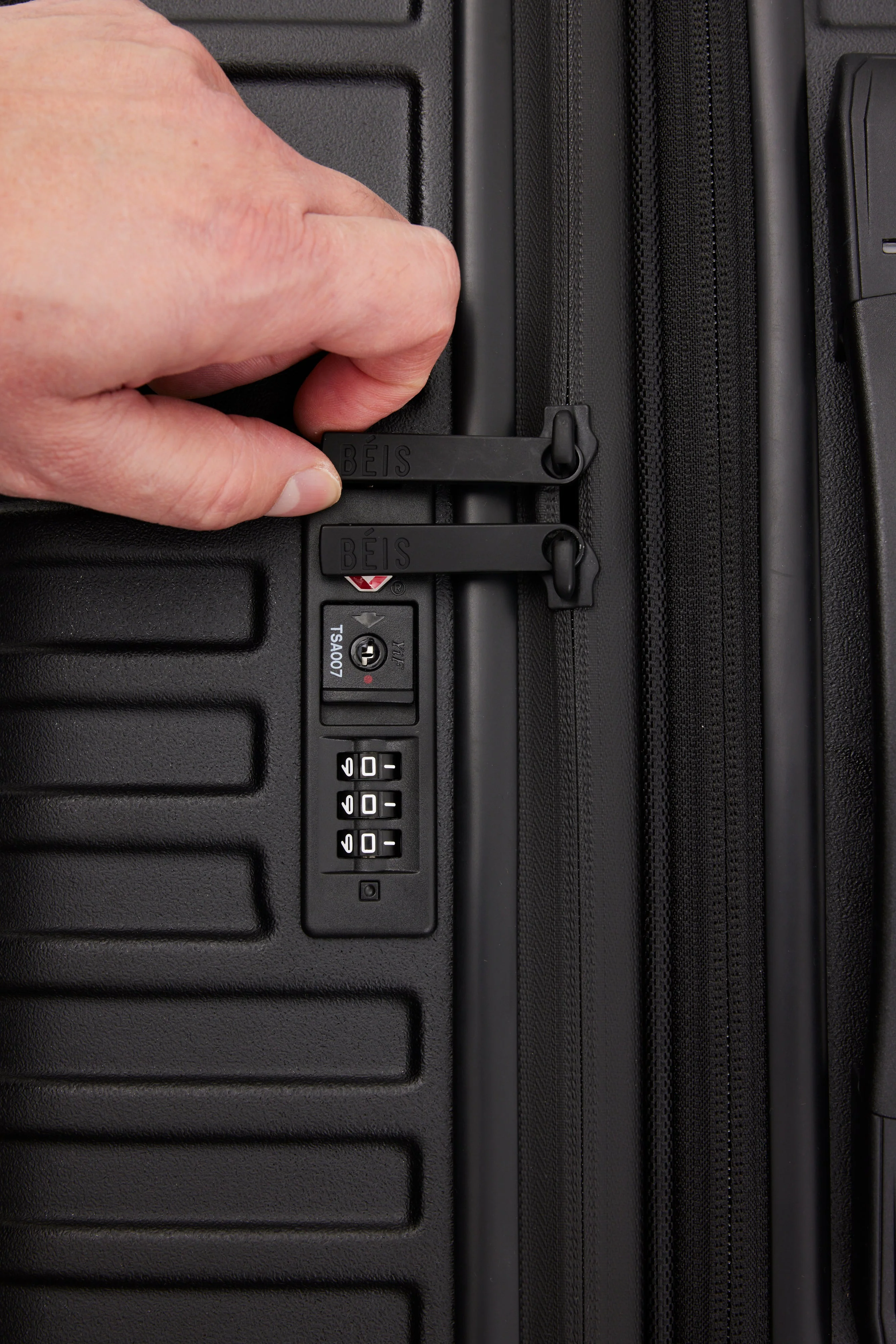 The Large Check-In Roller in All Black - Image 10
