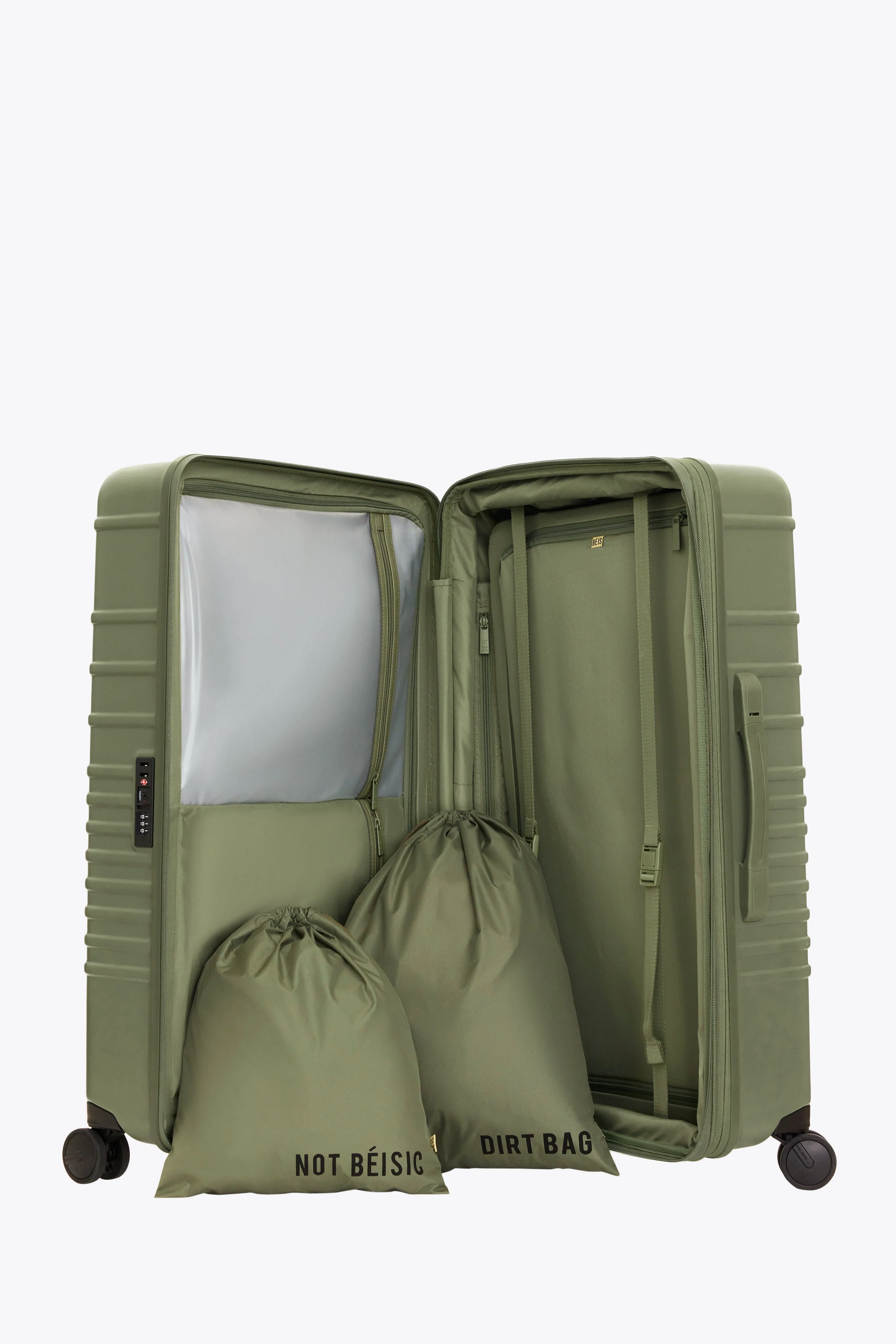 The Large Check-In Roller in Olive - Image 4