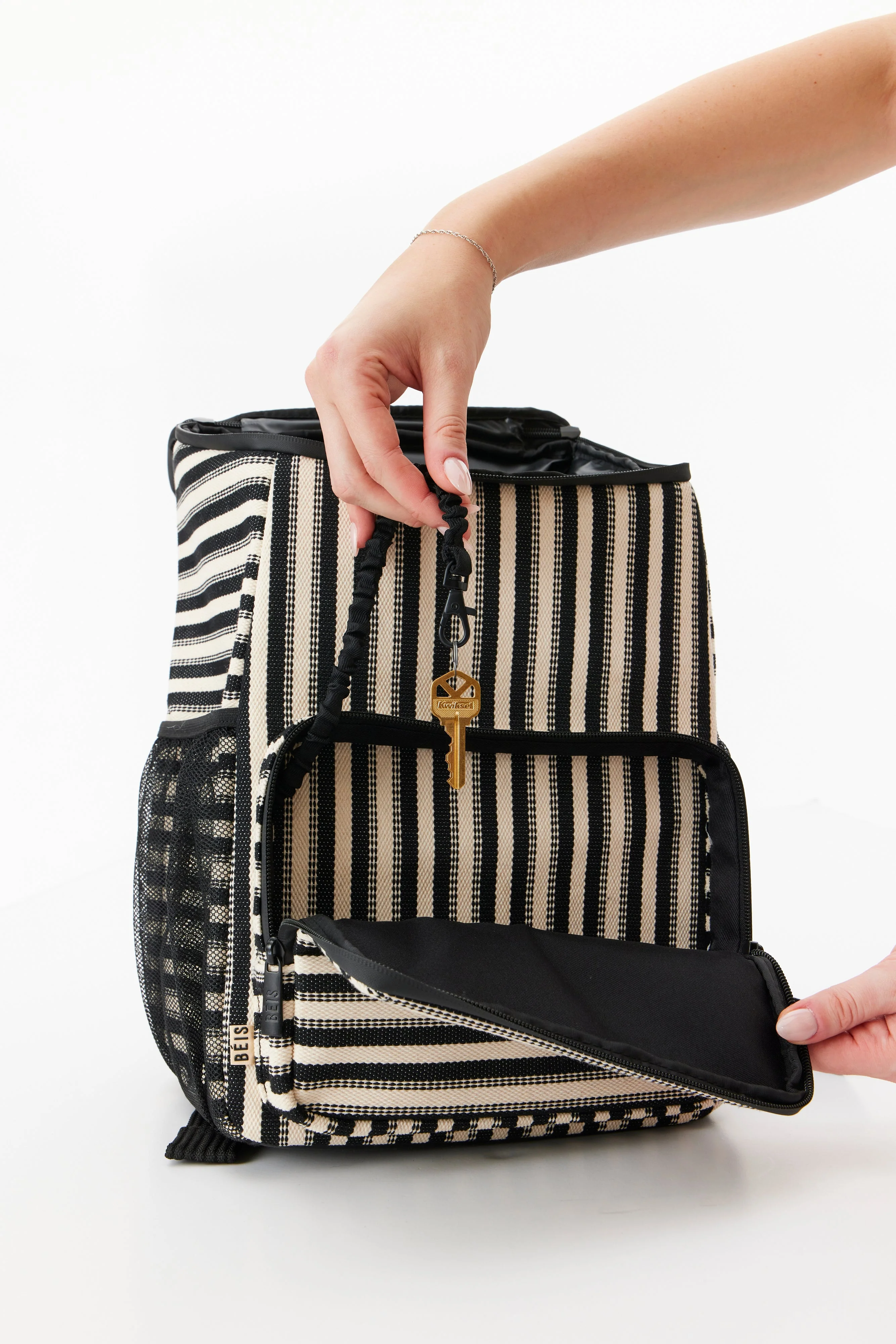 The Backpack Cooler in Black Stripe - Image 10