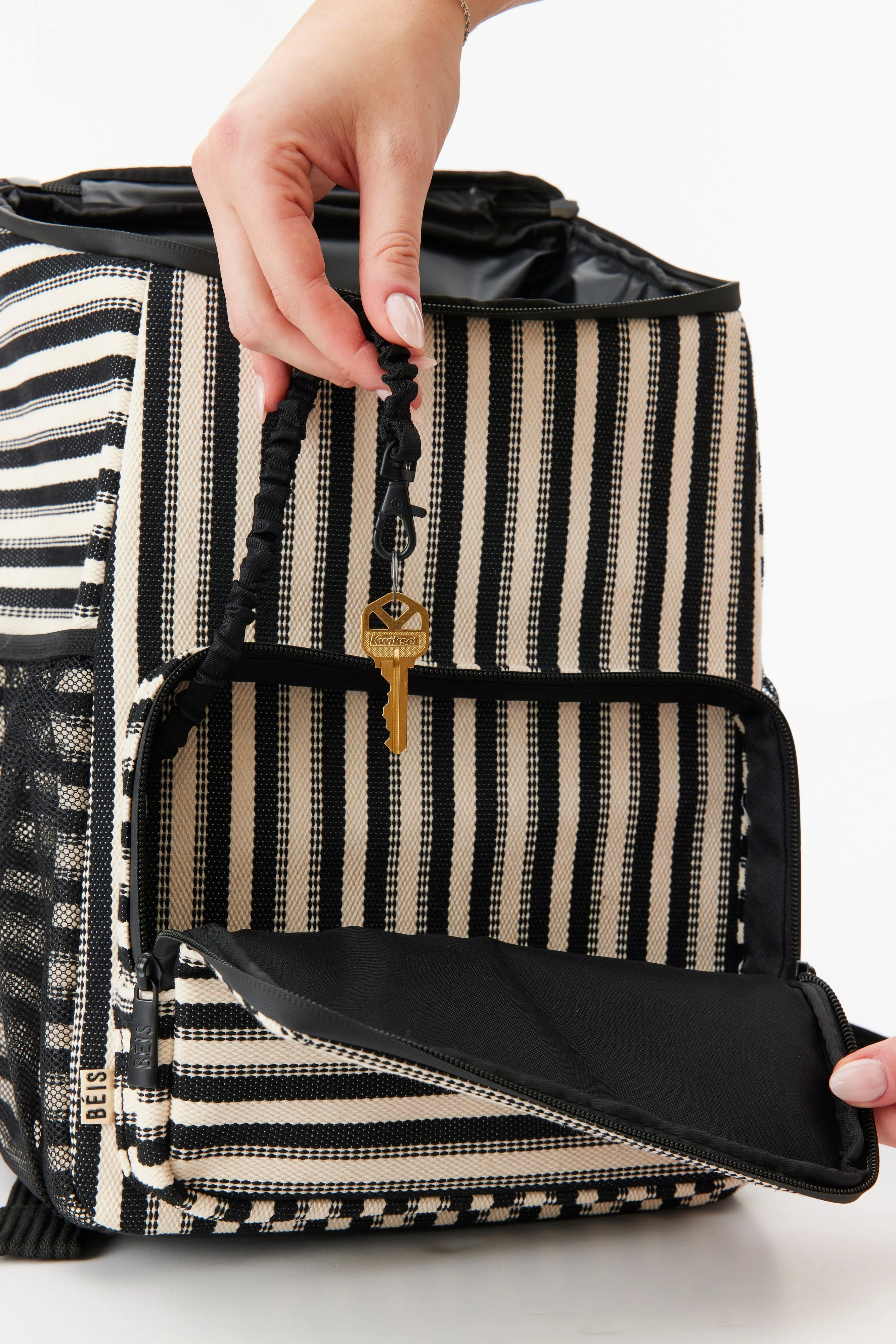 The Backpack Cooler in Black Stripe - Image 6