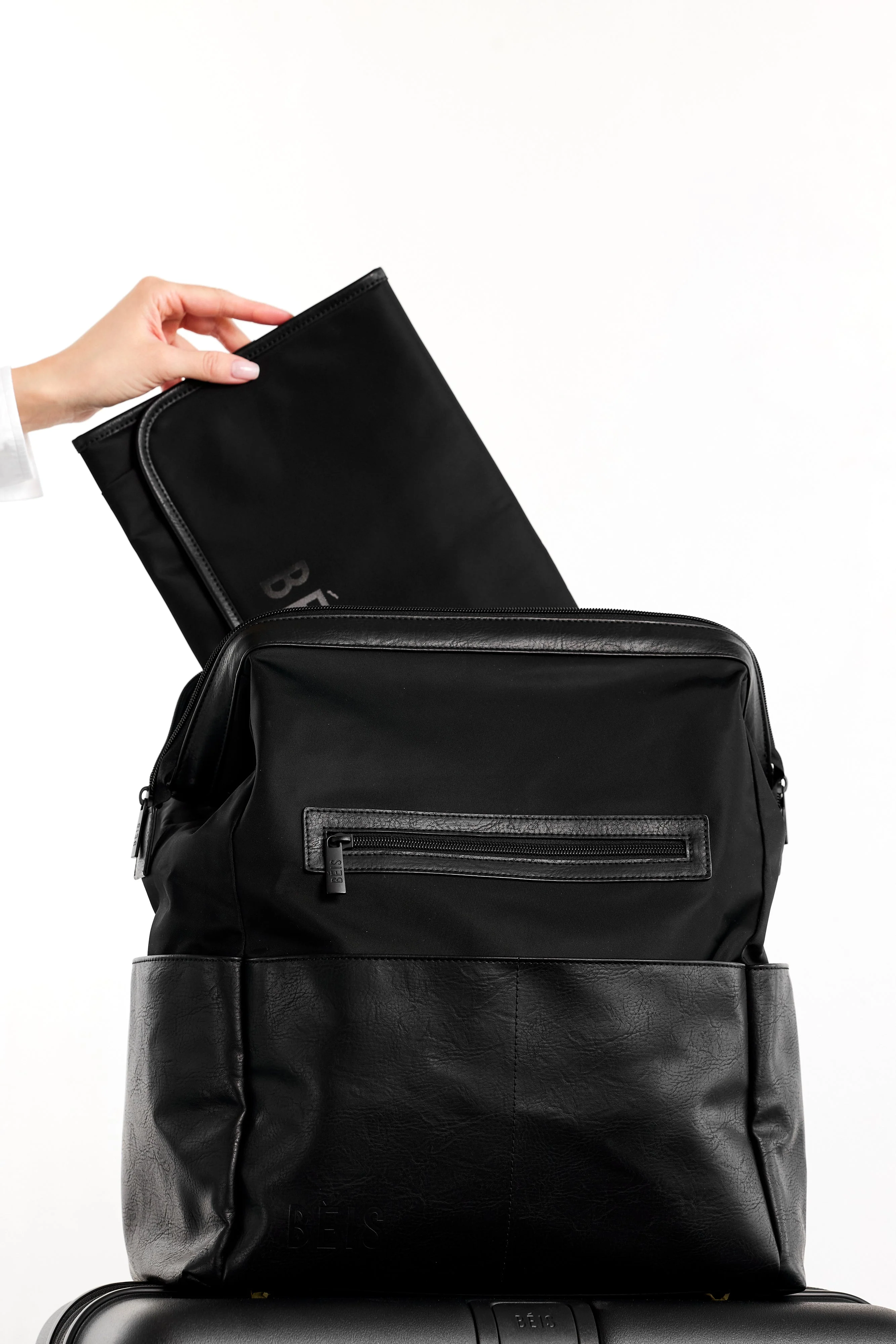 The Backpack Diaper Bag in Black - Image 10