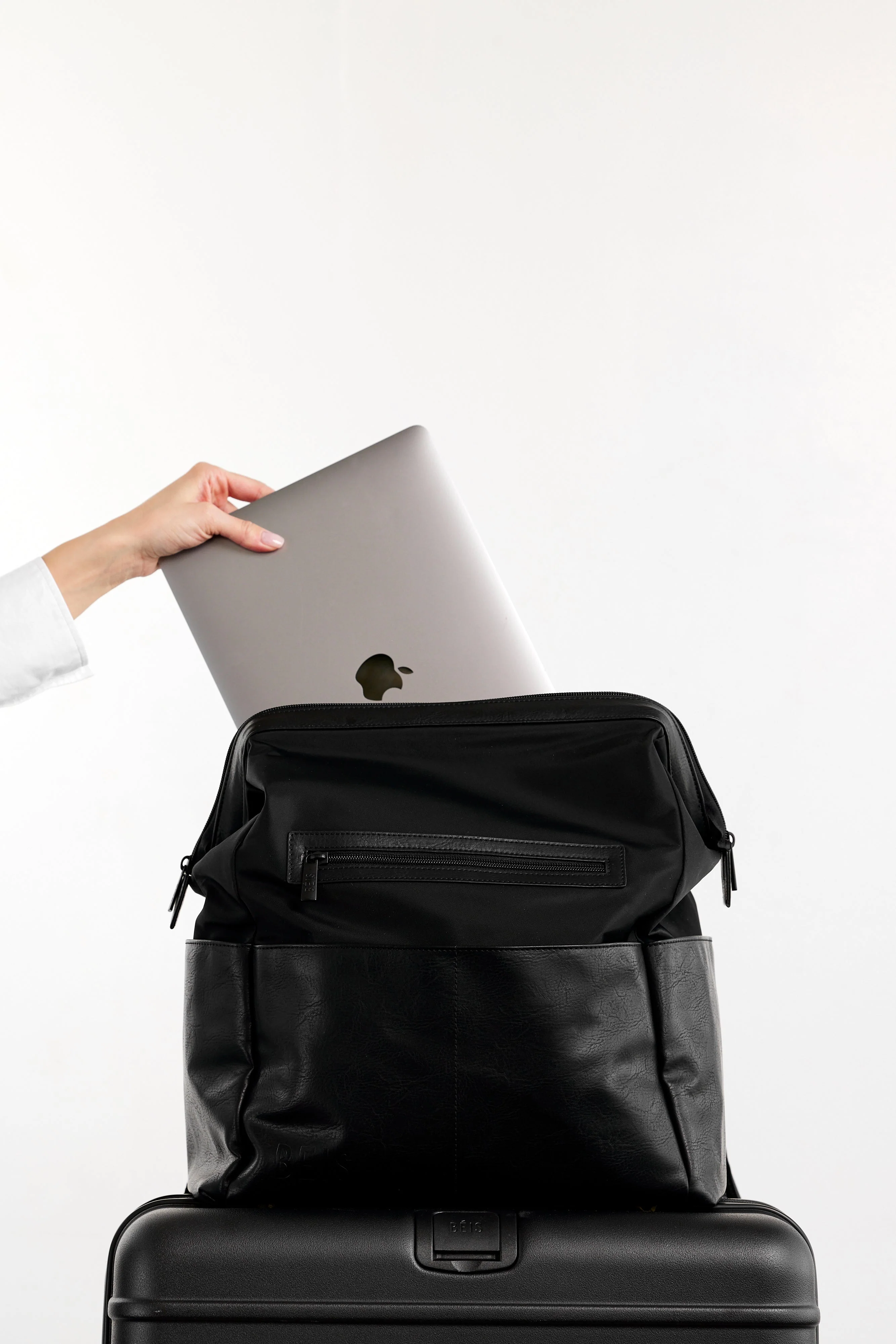 The Backpack Diaper Bag in Black - Image 6