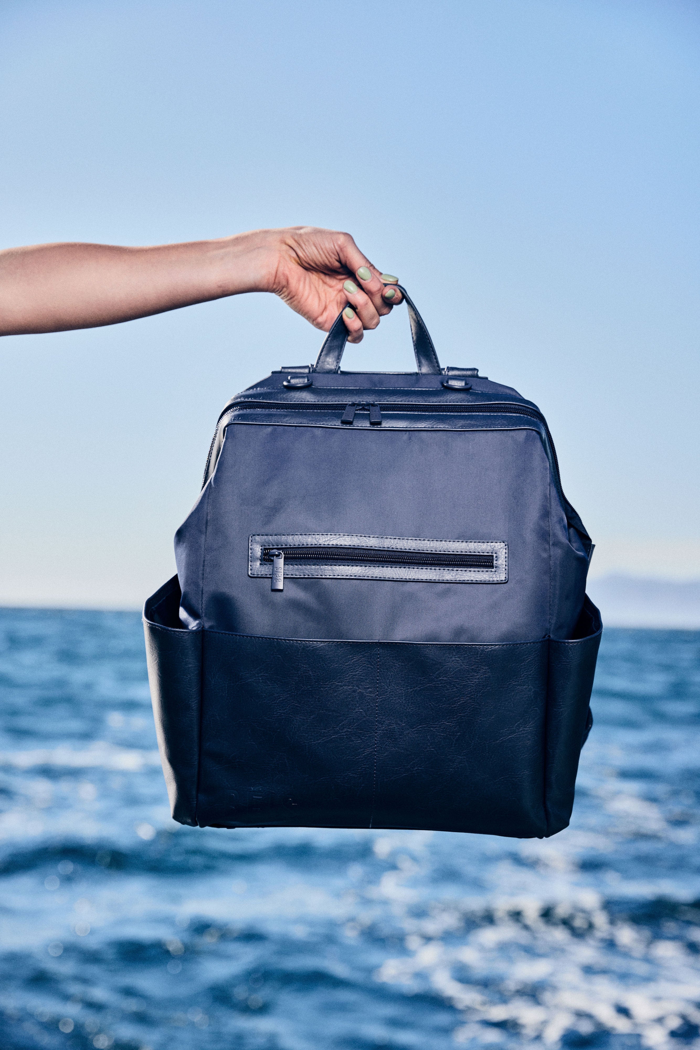 The Backpack Diaper Bag in Navy - Image 15