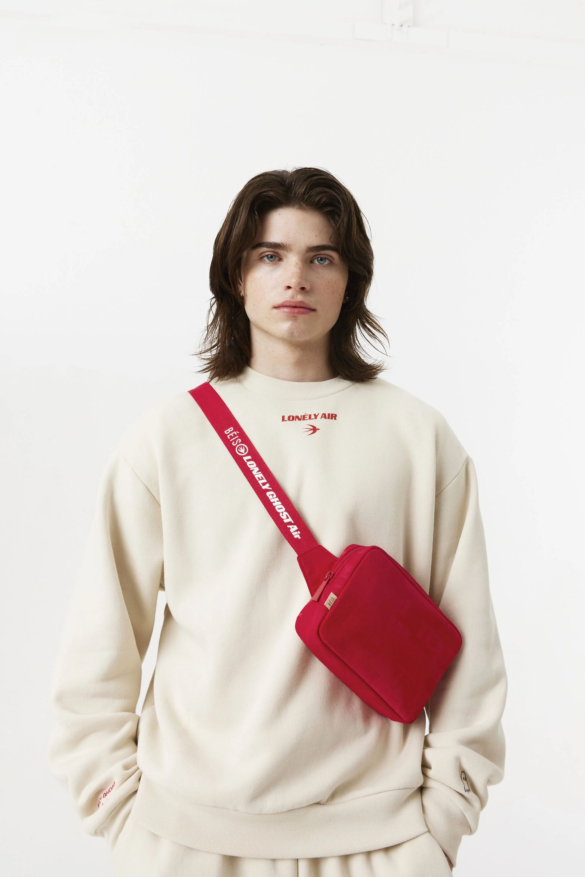 The Belt Bag in Text Me Red - Image 5