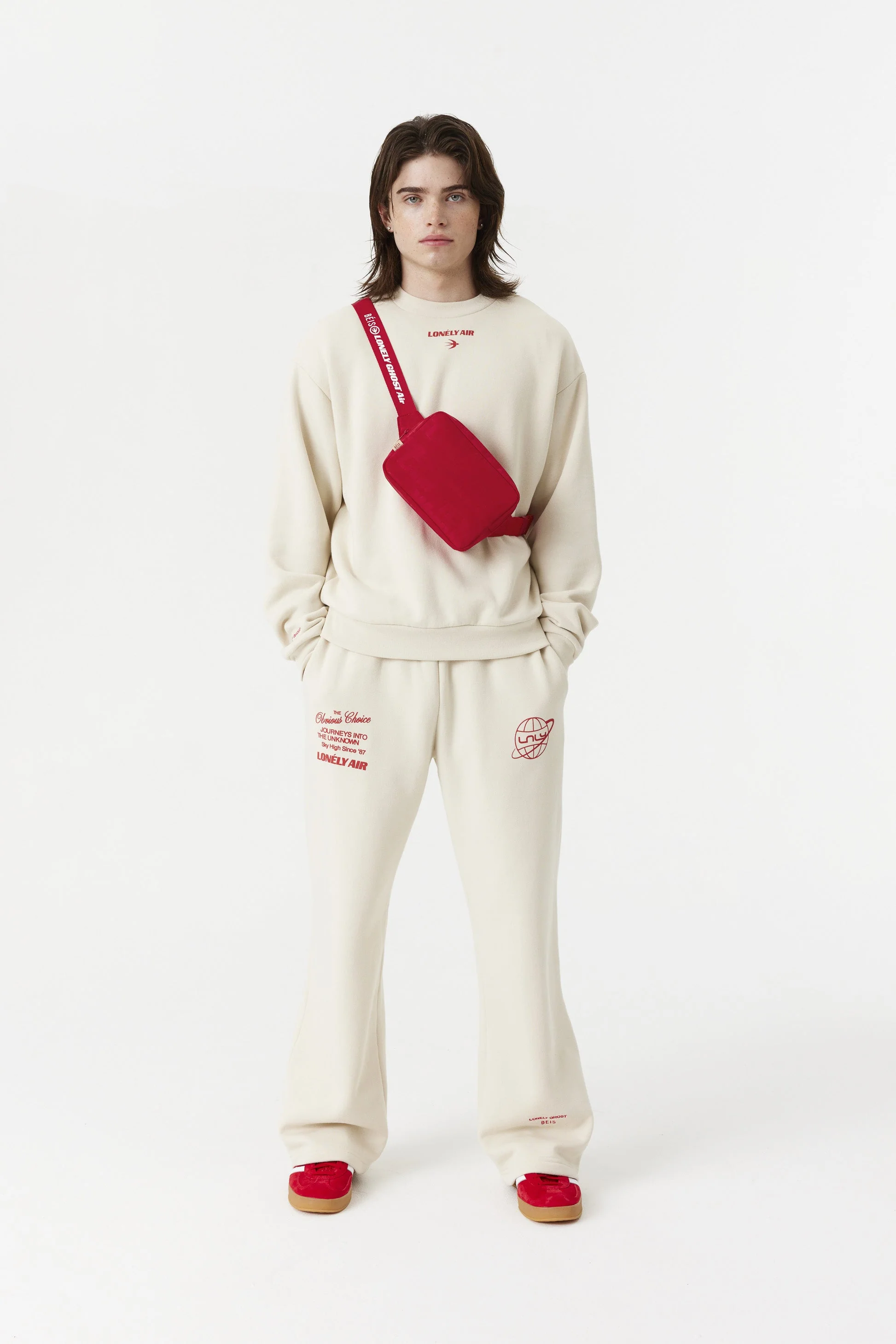 The Belt Bag in Text Me Red - Image 8