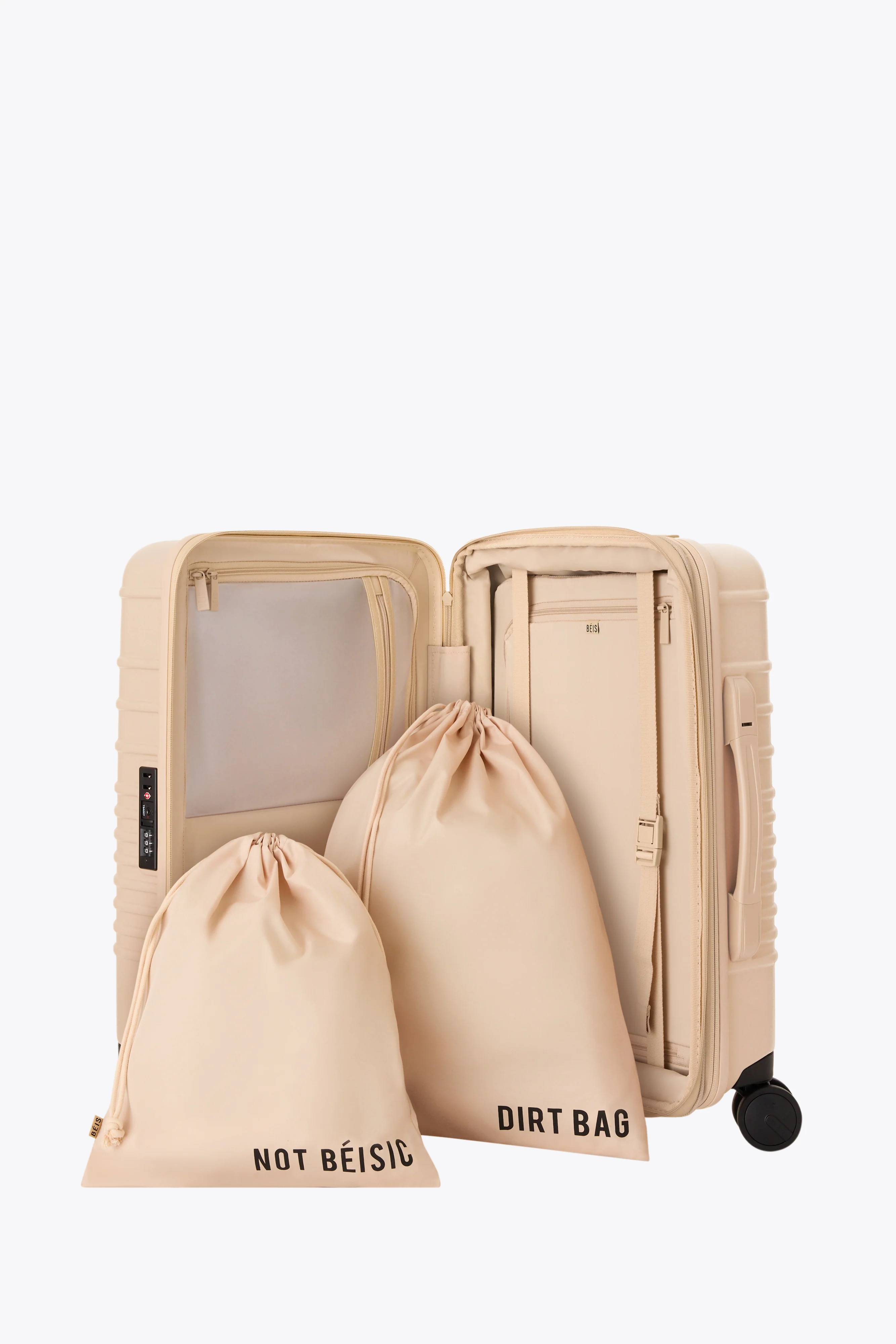 The Carry-On Roller in Beige - Image 4