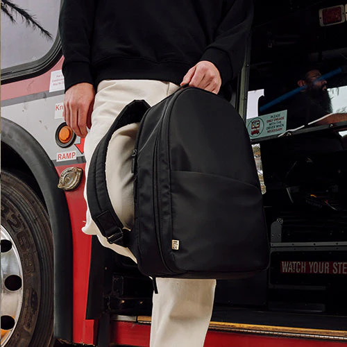The Commuter Backpack in Black - Image 14