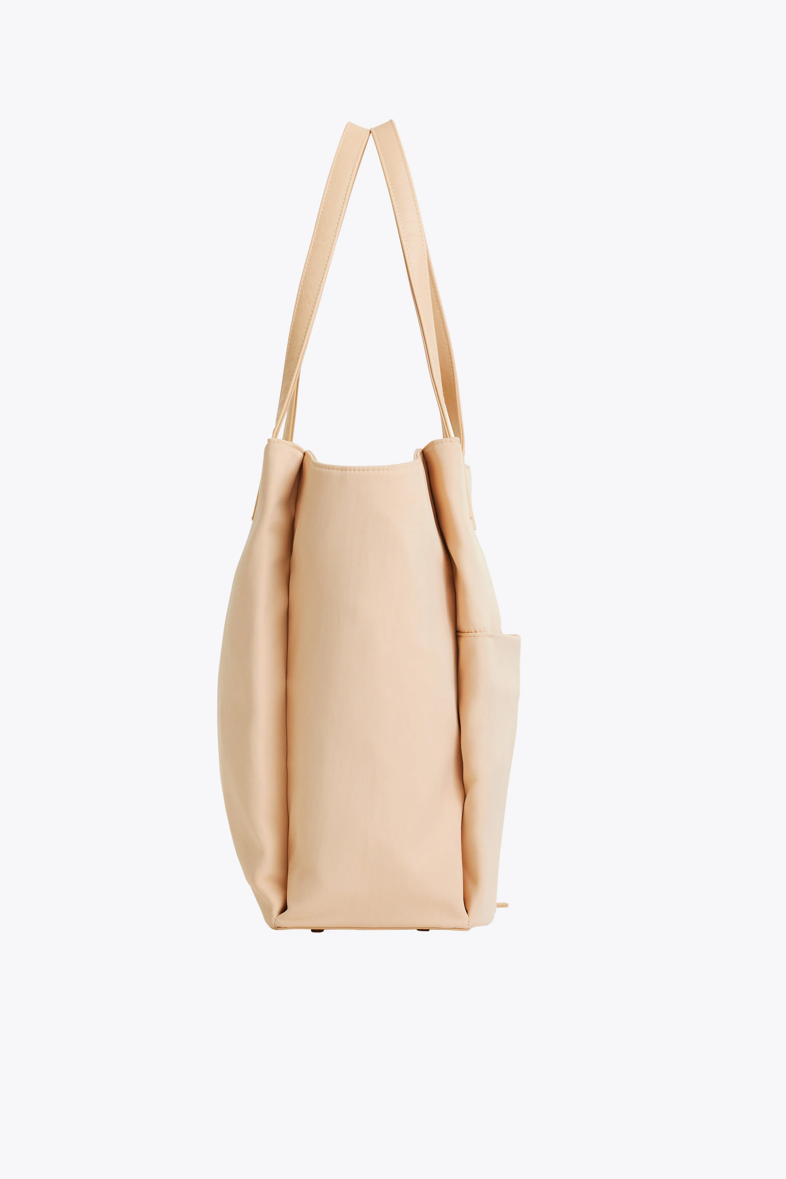 The Commuter Tote in Beige - Image 12