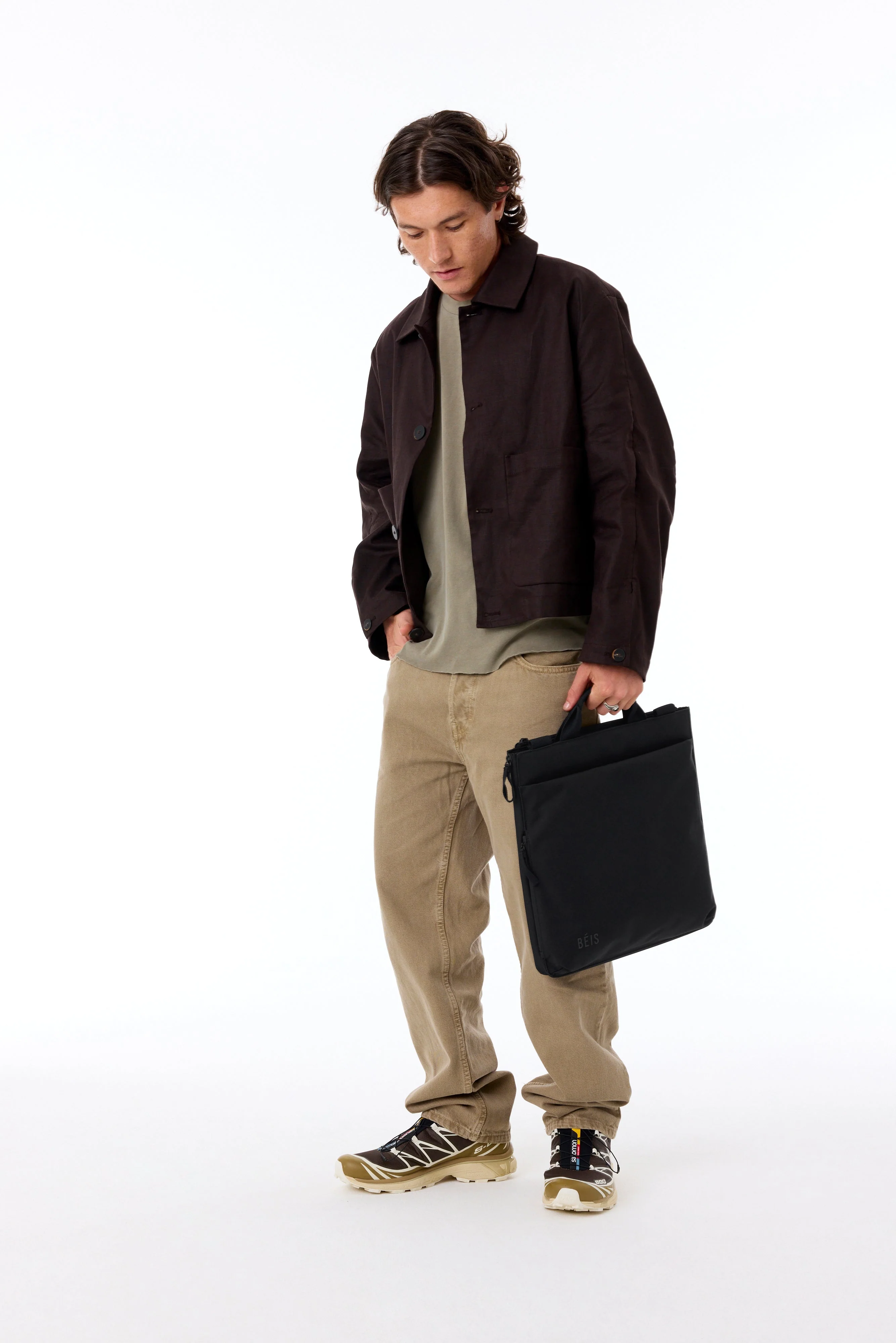 The Convertible Luggage Vest in Black - Image 5