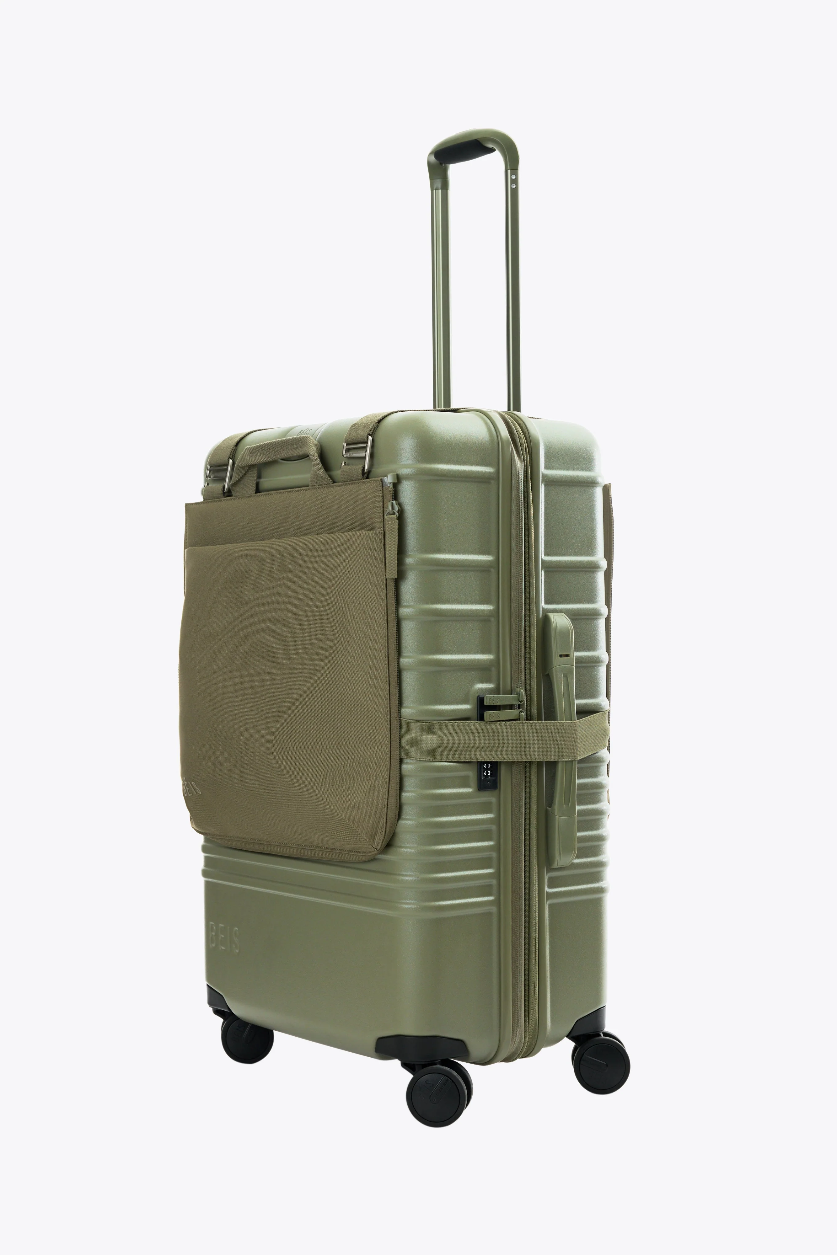 The Convertible Luggage Vest in Olive - Image 3
