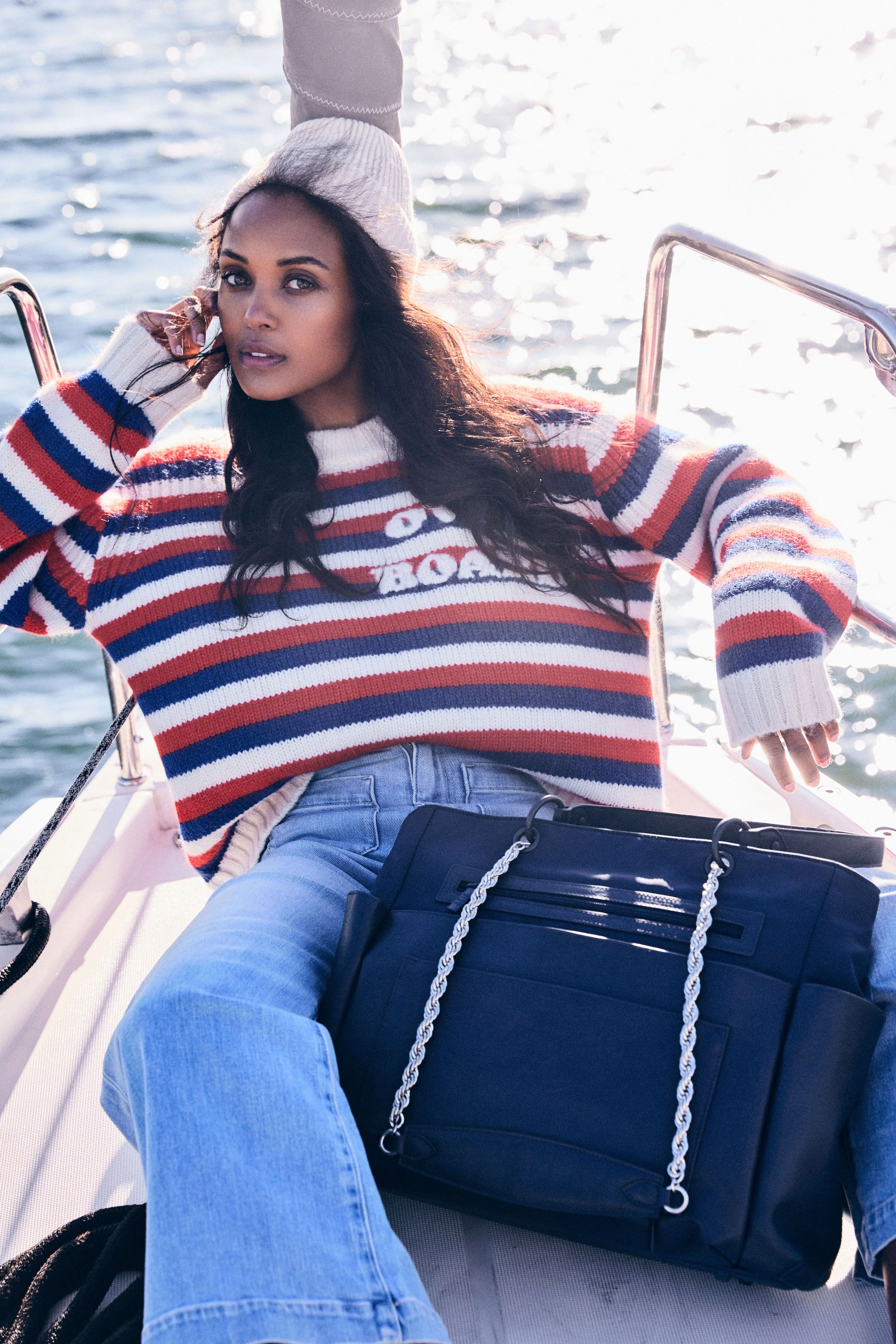 The Diaper Bag in Navy - Image 18