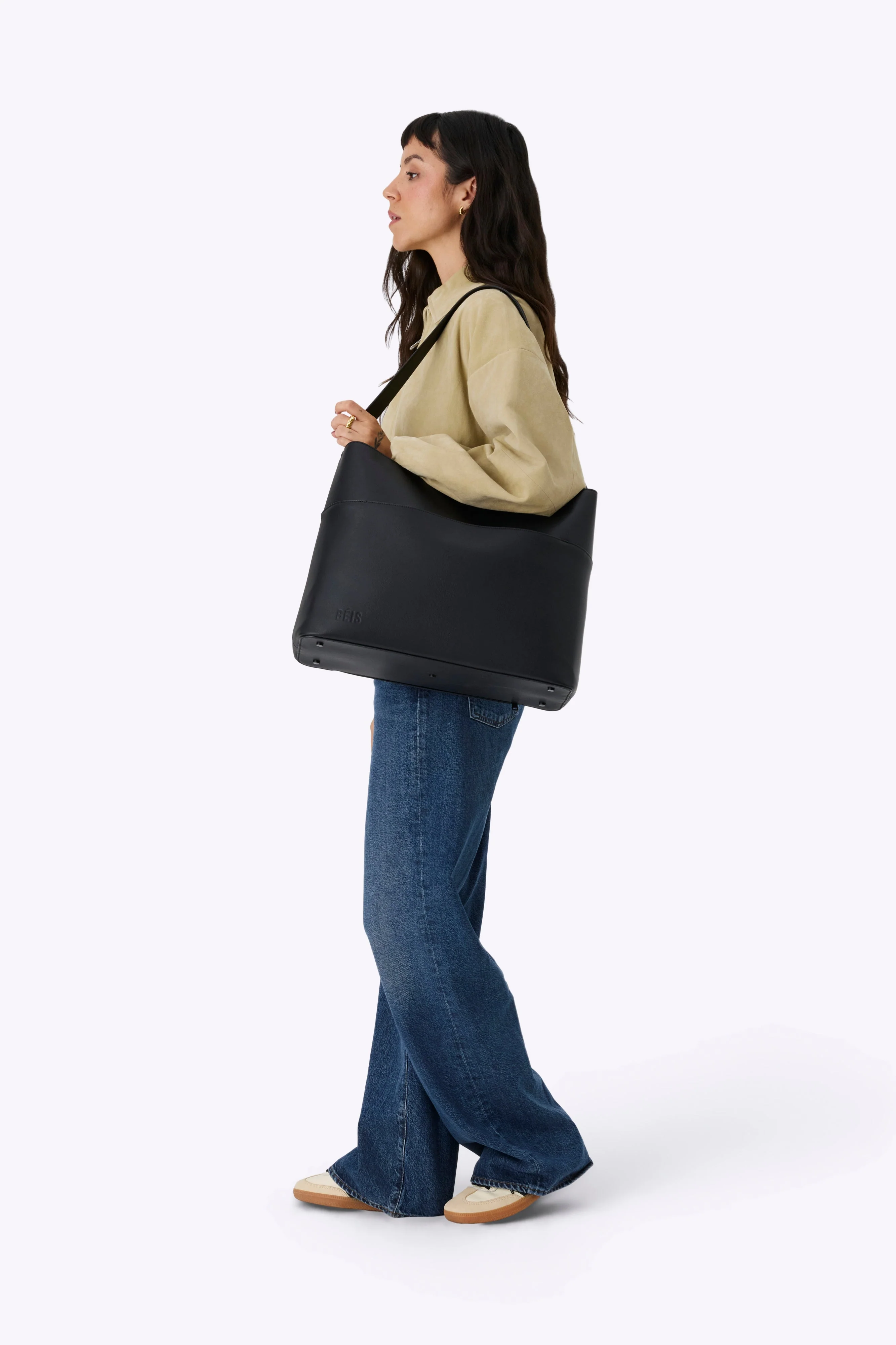 The Diaper Tote in Black - Image 4