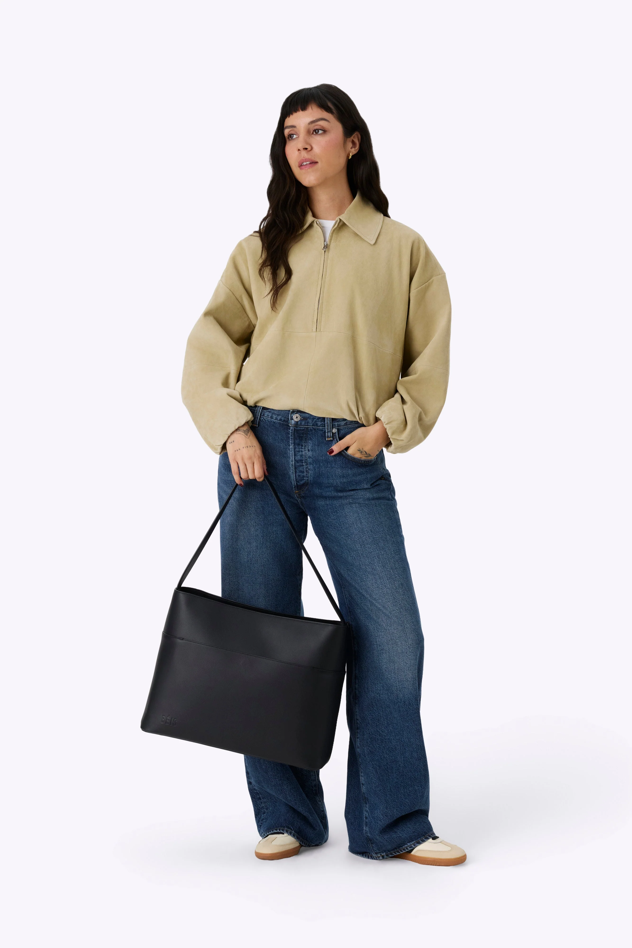 The Diaper Tote in Black - Image 5