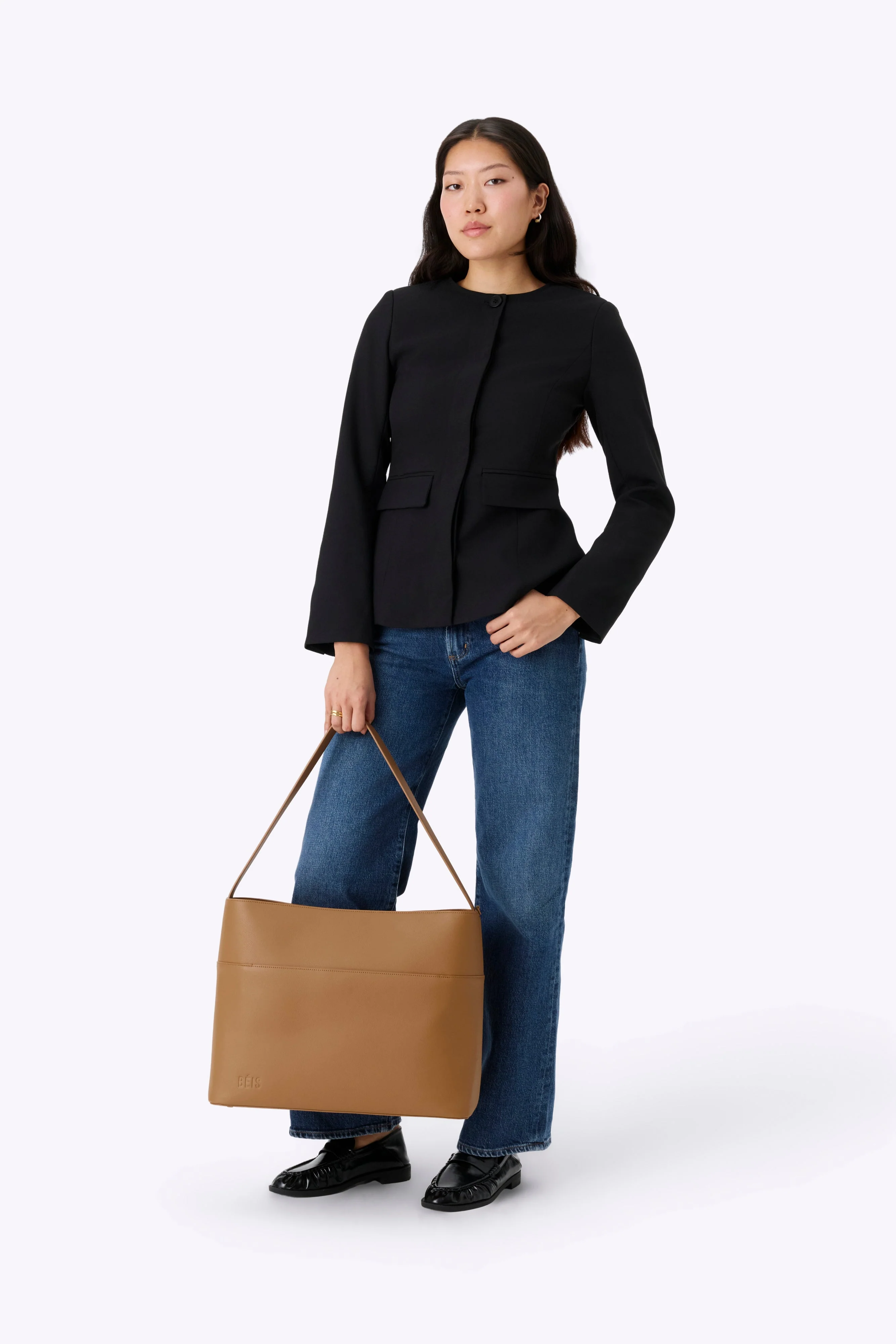 The Diaper Tote in Camel - Image 5