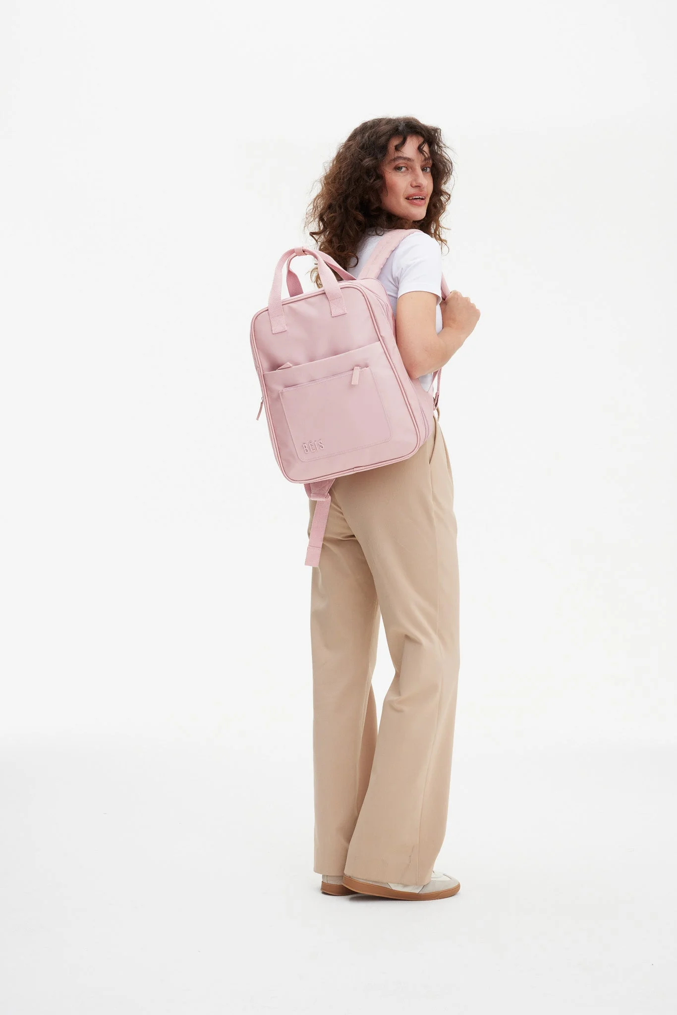 The Expandable Backpack in Atlas Pink - Image 5
