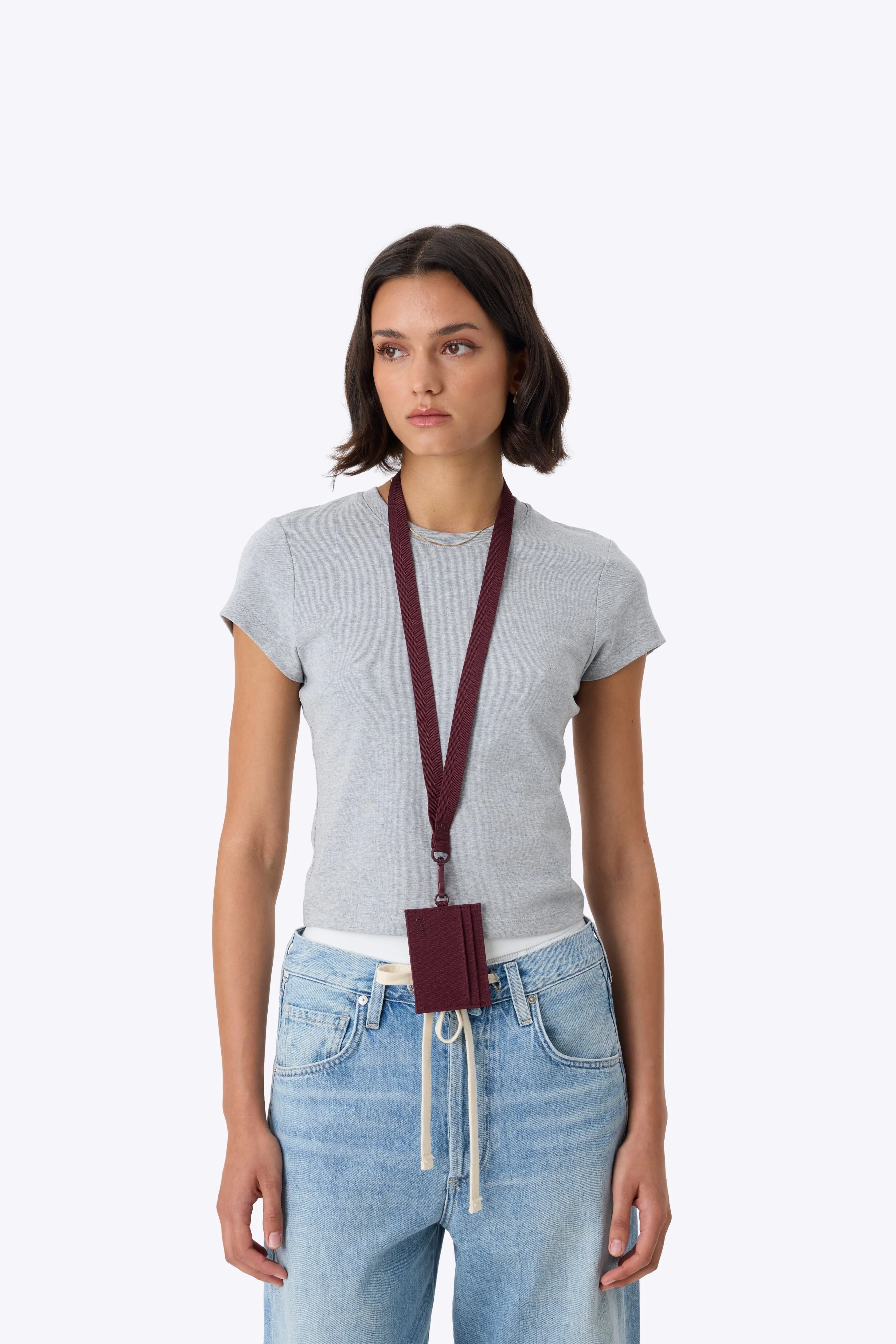 The ID Card Holder in Burgundy - Image 3