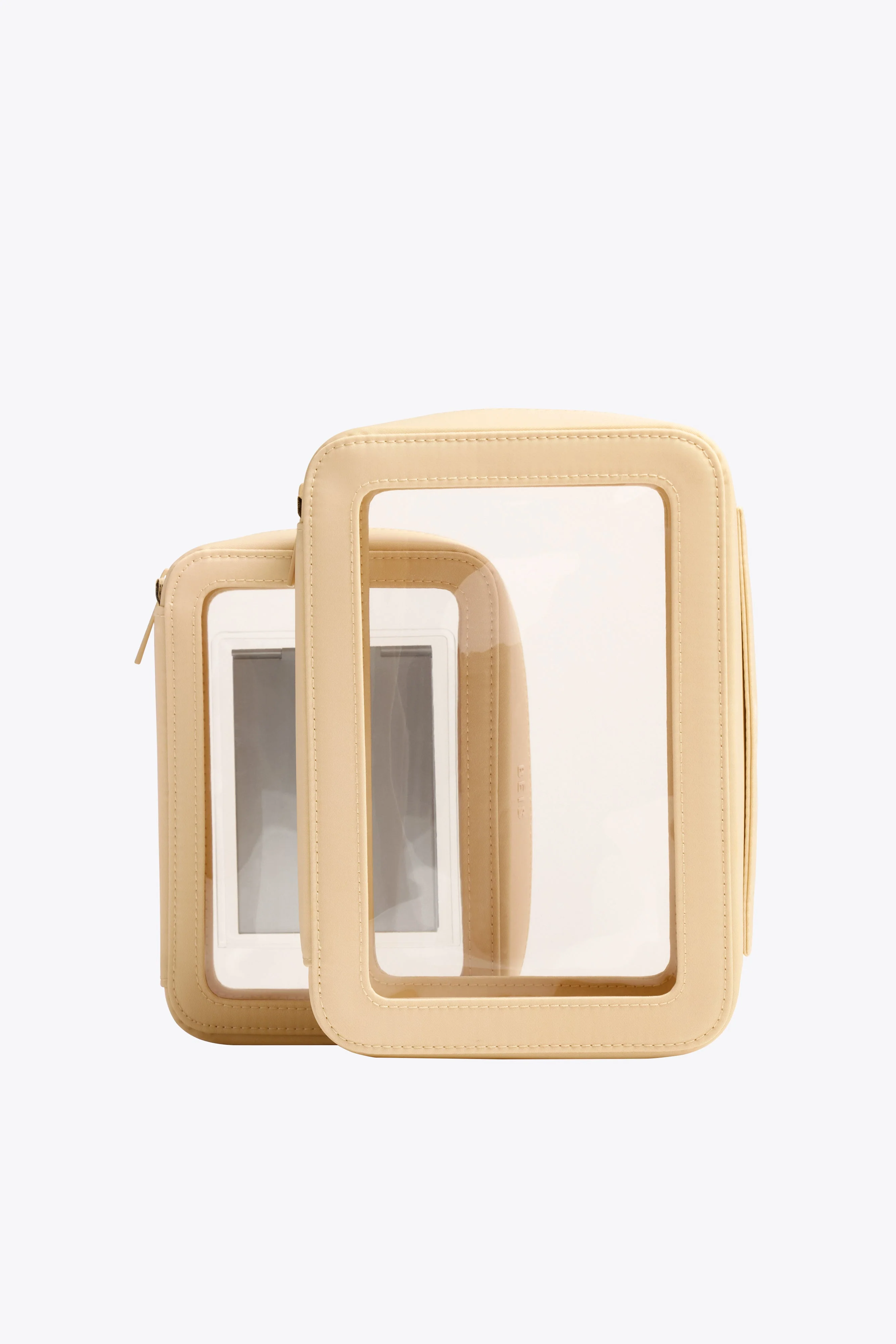 The In Flight Cosmetic Set in Beige - Image 6