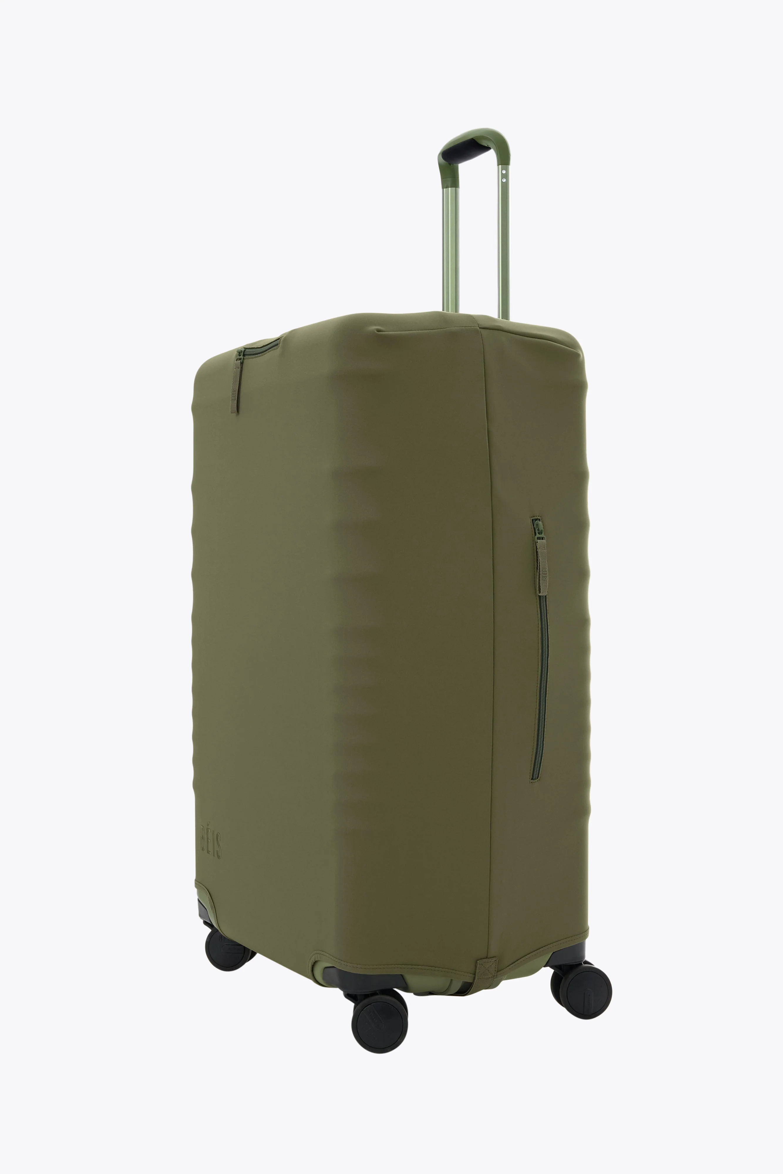 The Large Check-In Luggage Cover in Olive - Image 3
