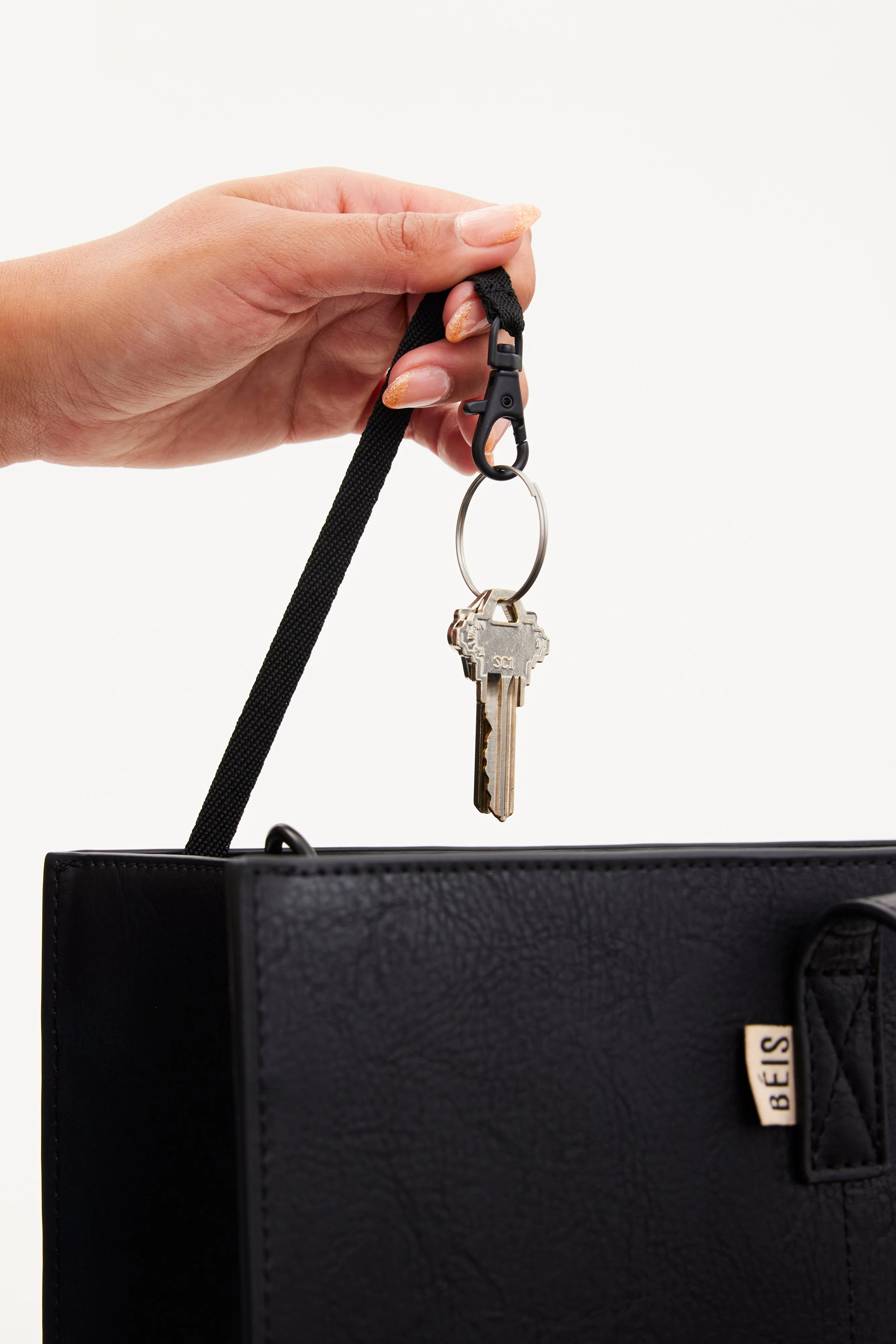 The Large Work Tote in Black - Image 6