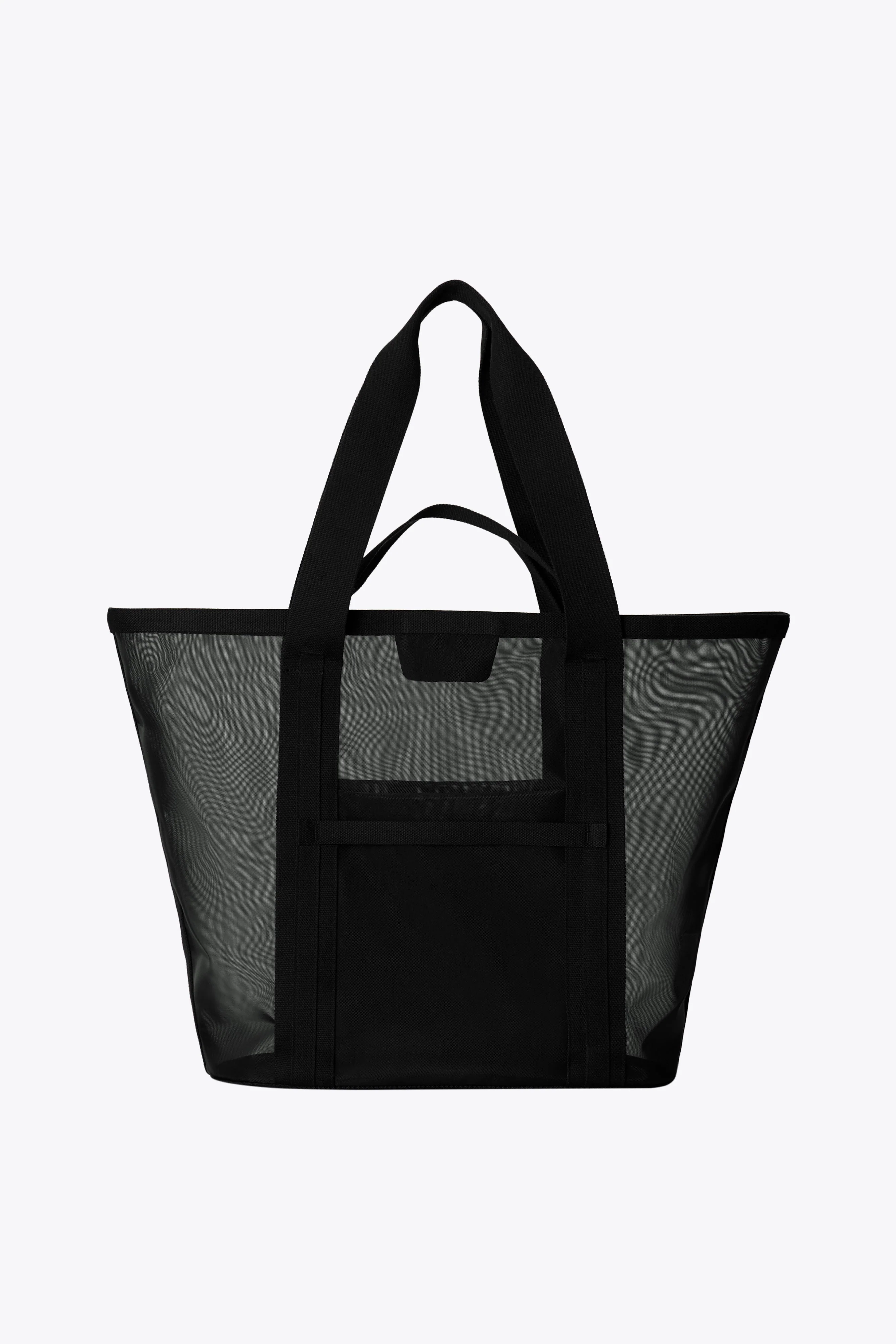 The Mesh Beach Tote in Black - Image 3
