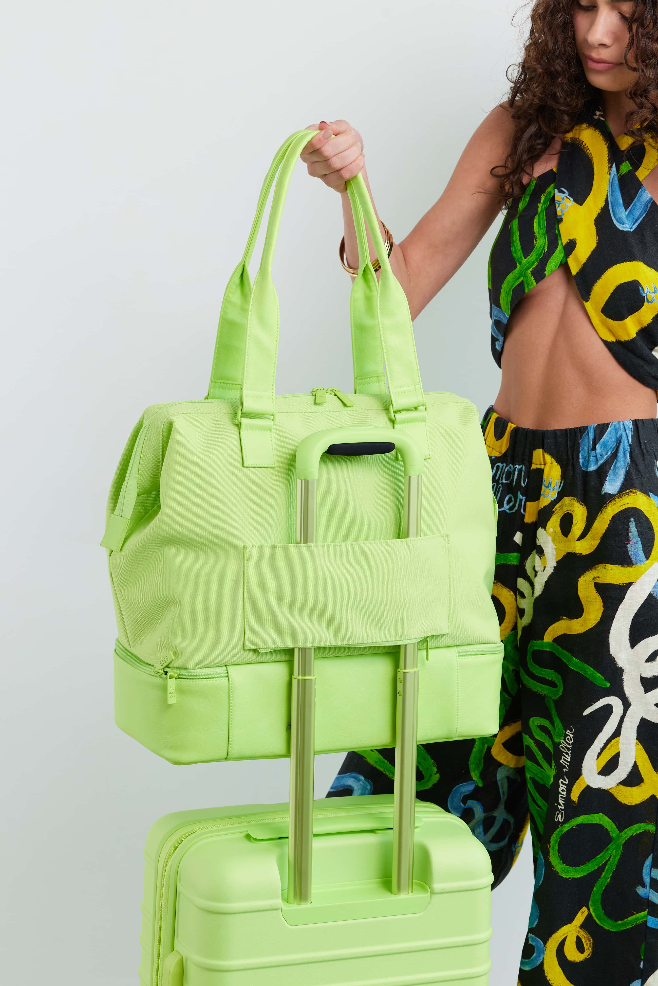 The Mini Weekender in Citron - Image 5