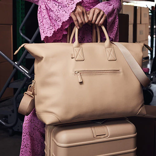 The Premium Duffle in Beige - Image 15