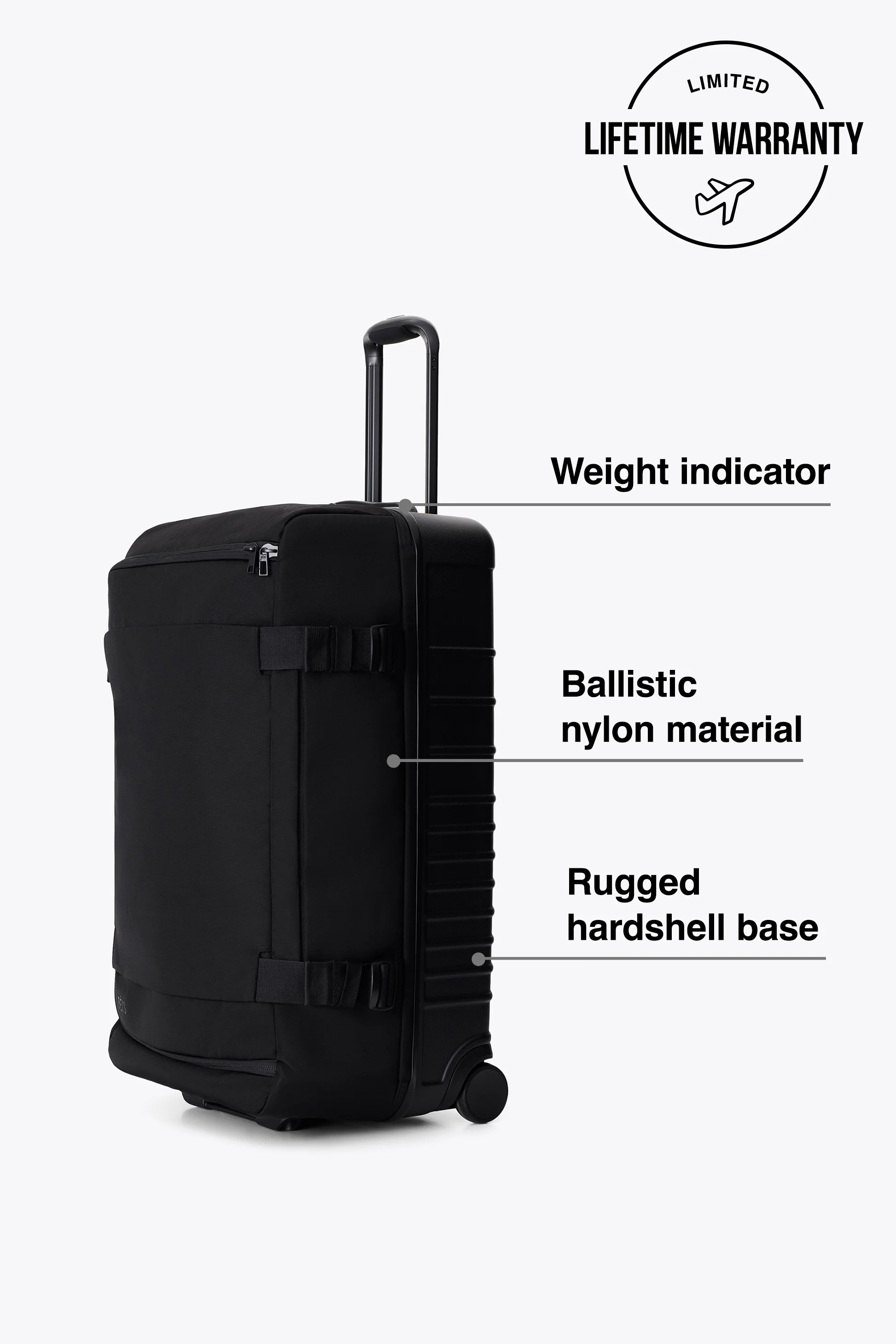 The Pro-Rolling Duffle Check-In in Black - Image 2