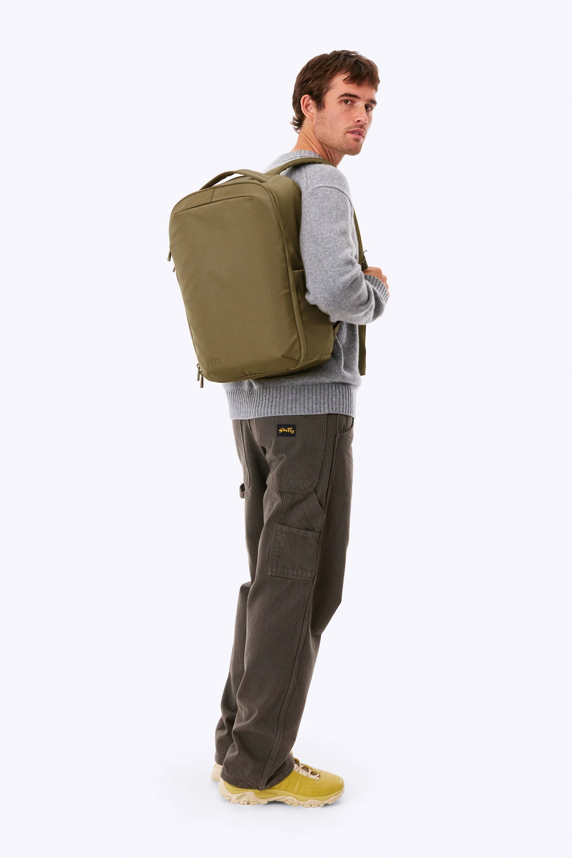 The Pro Travel Backpack in Khaki - Image 5