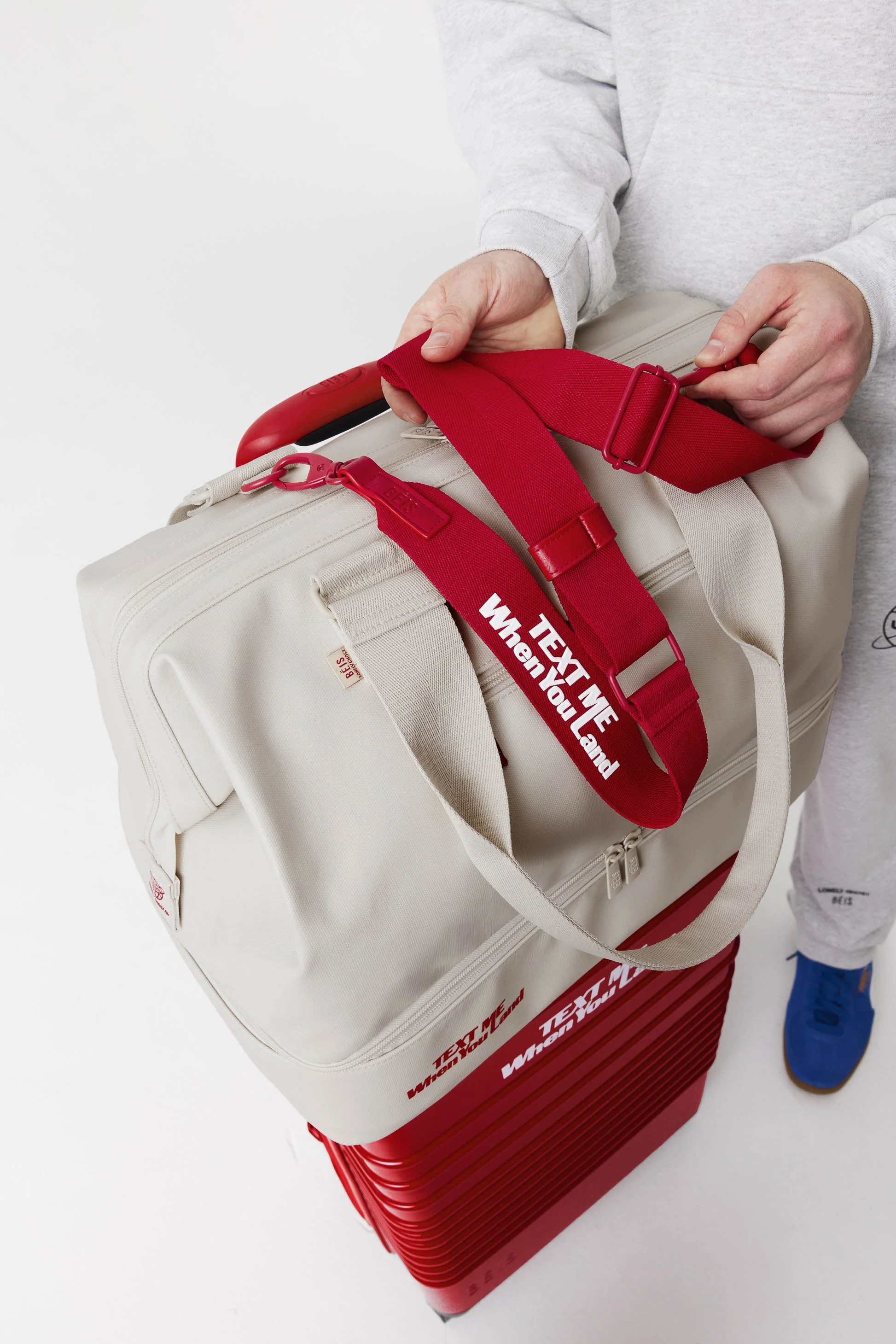 The Shoulder Strap in Text Me Red - Image 3