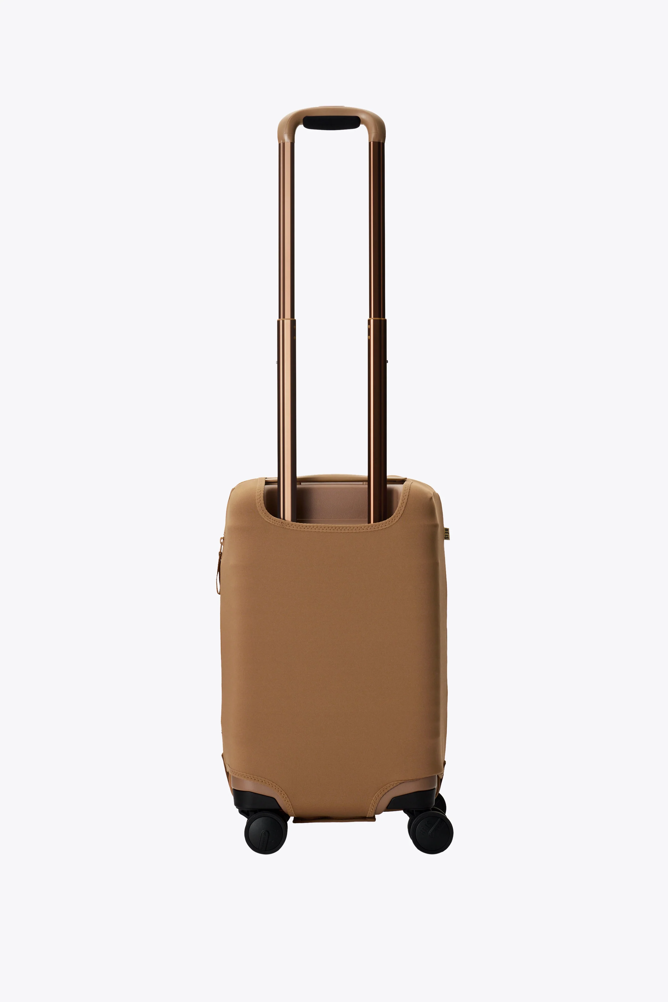 The Small Carry-On Luggage Cover in Camel - Image 3