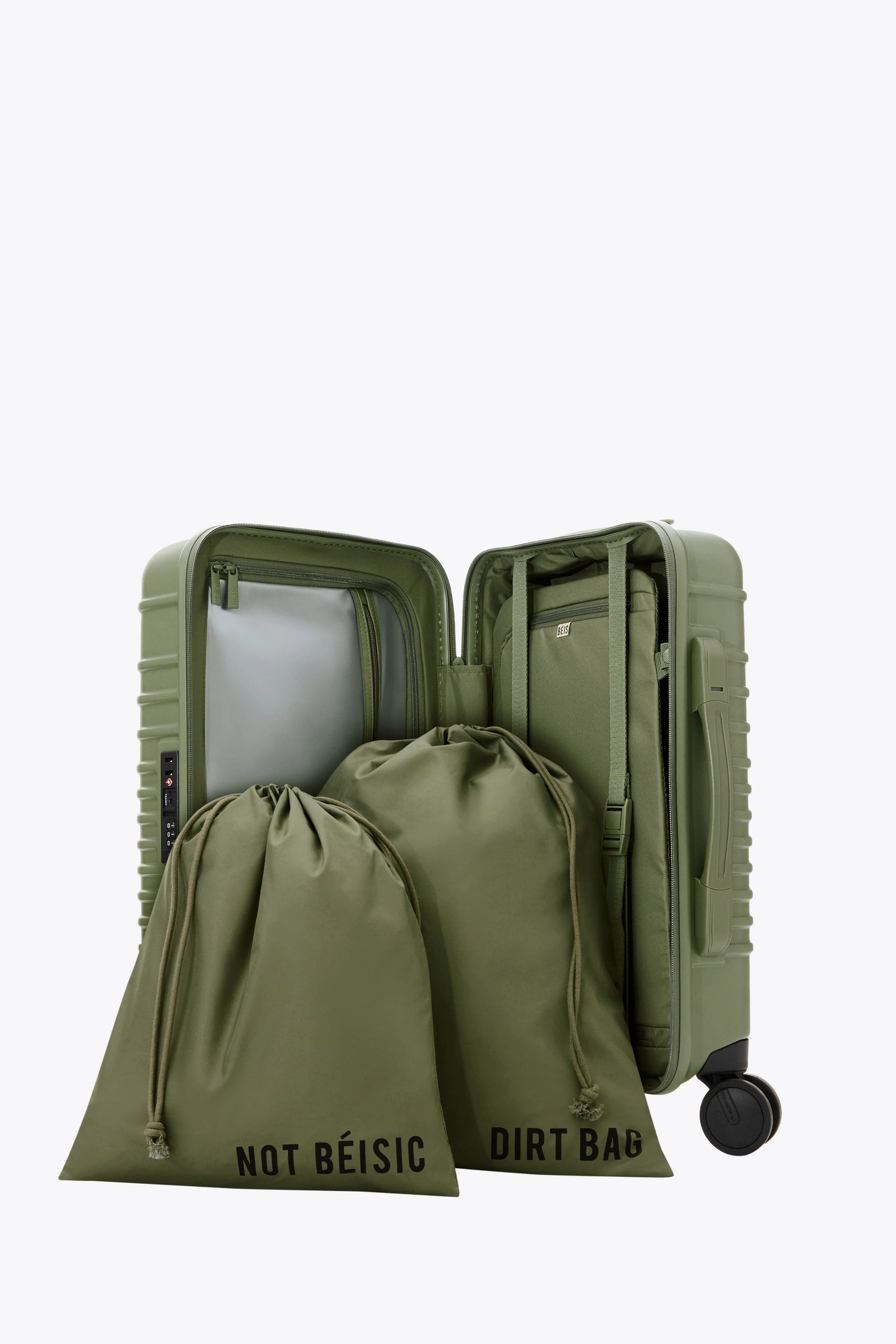 The Small Carry-On Roller in Olive - Image 6