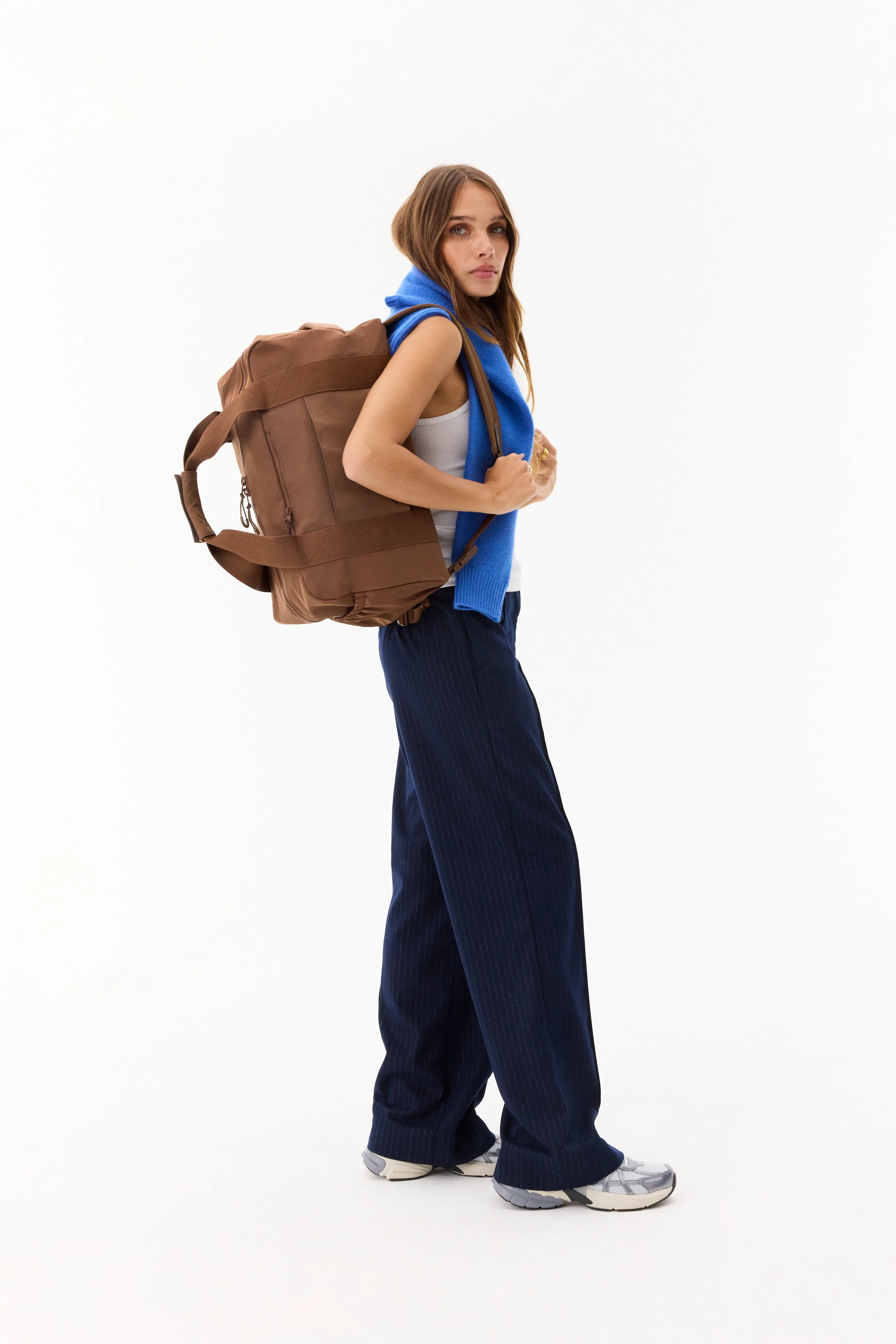 The Sport Duffle Backpack in Maple - Image 5