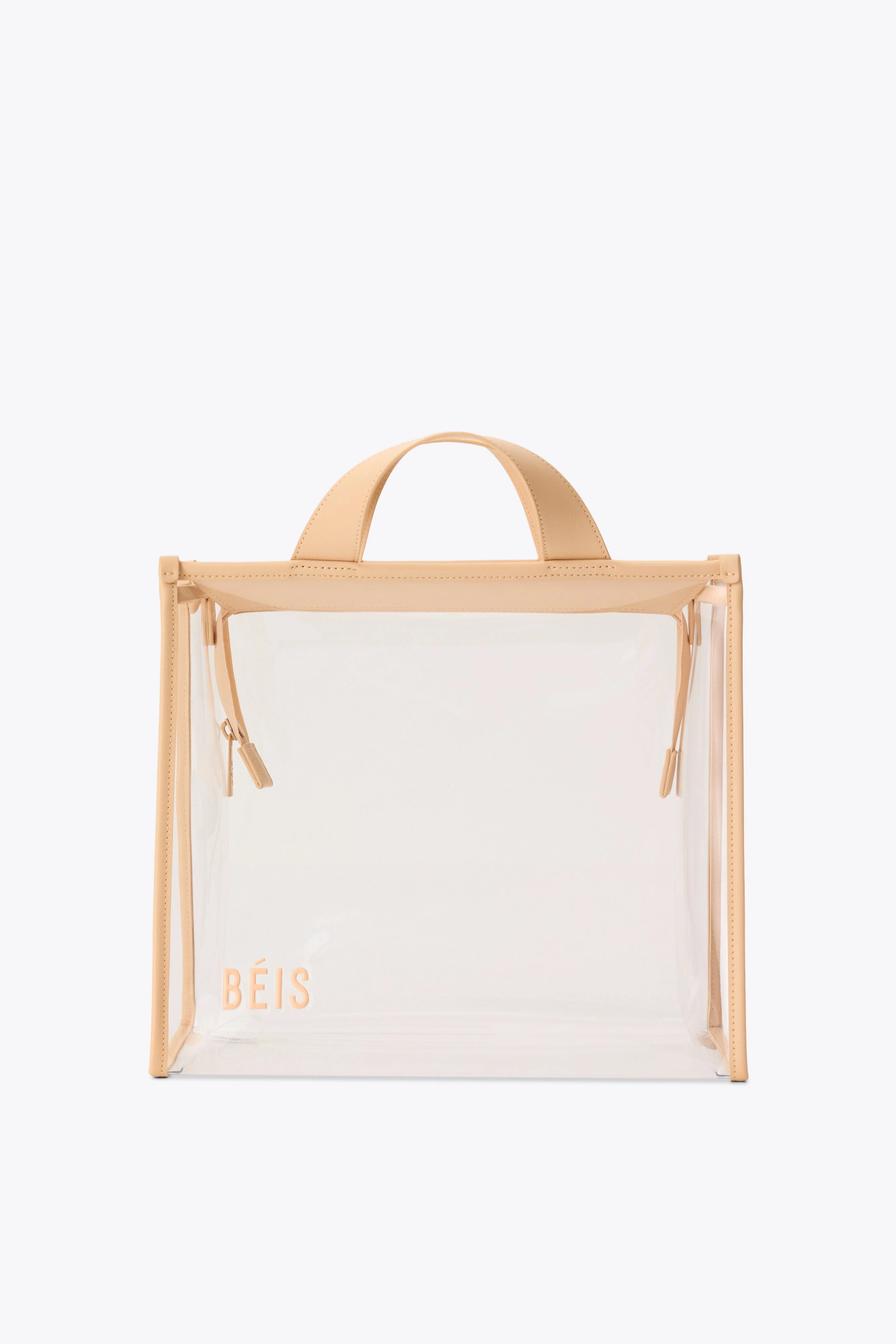 The Stadium Tote in Beige - Image 3