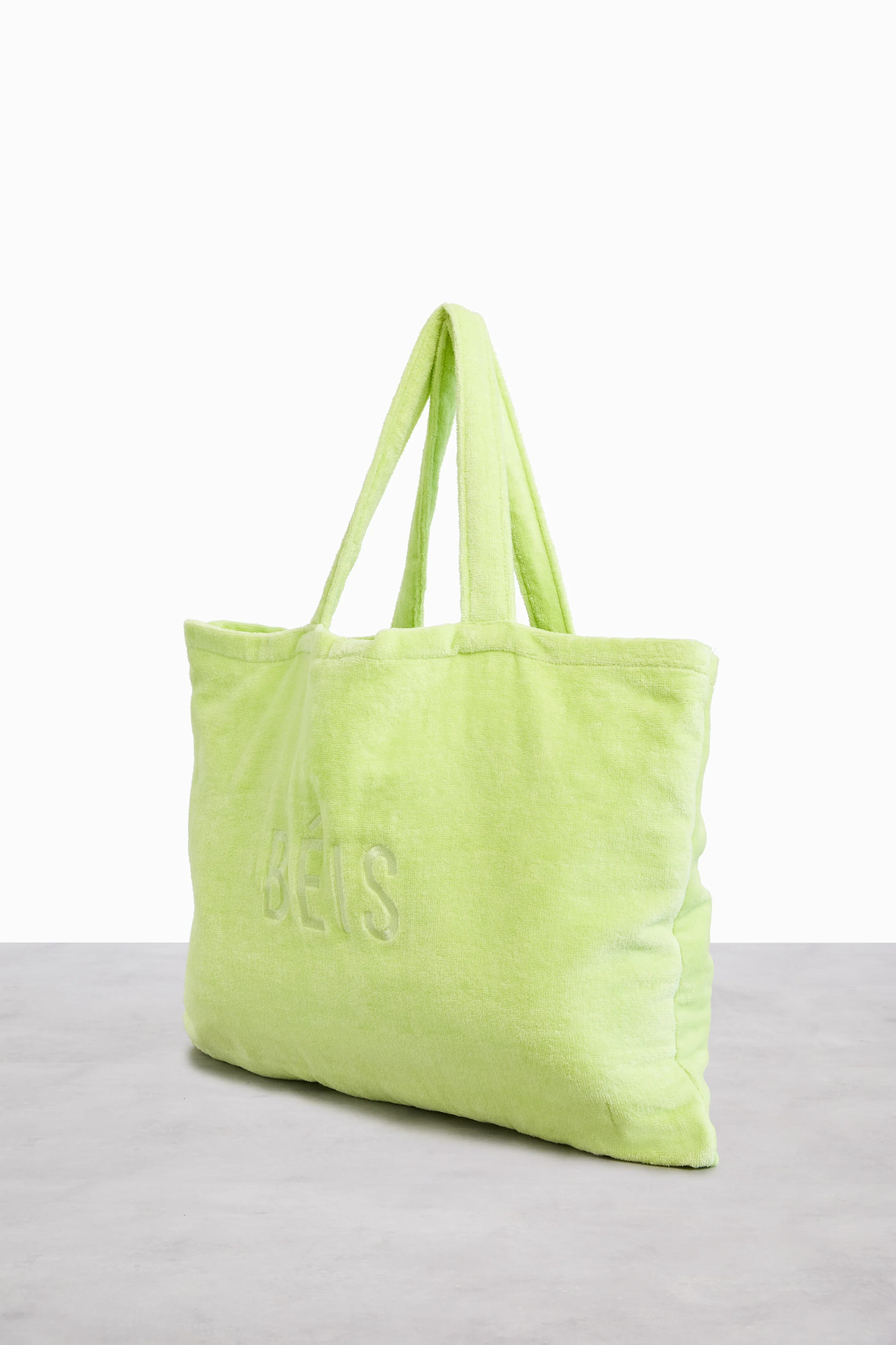 The Terry Towel Tote in Citron - Image 2