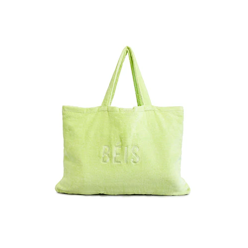 The Terry Towel Tote in Citron - Image 7