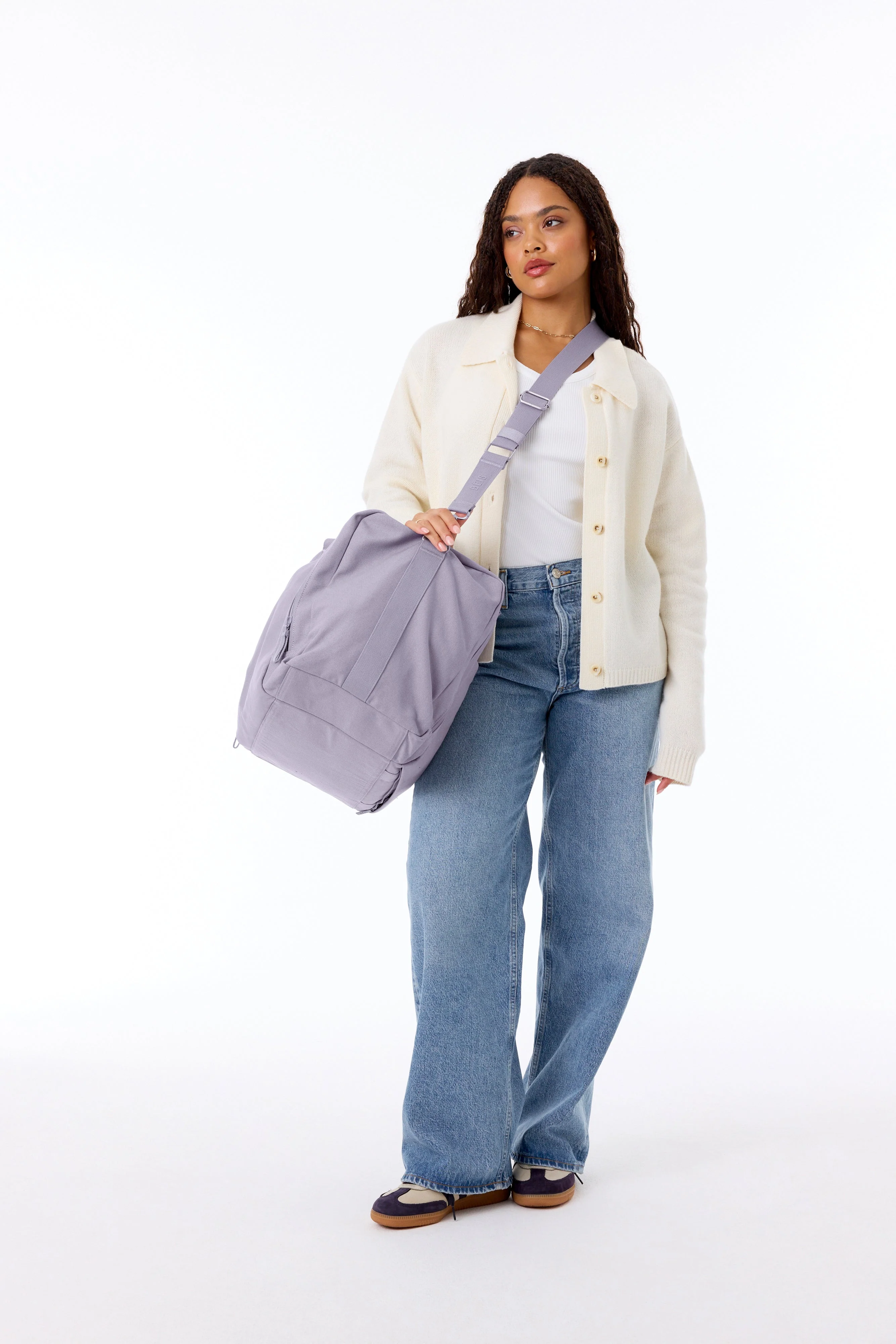 The Utility Duffle in Lavender - Image 5