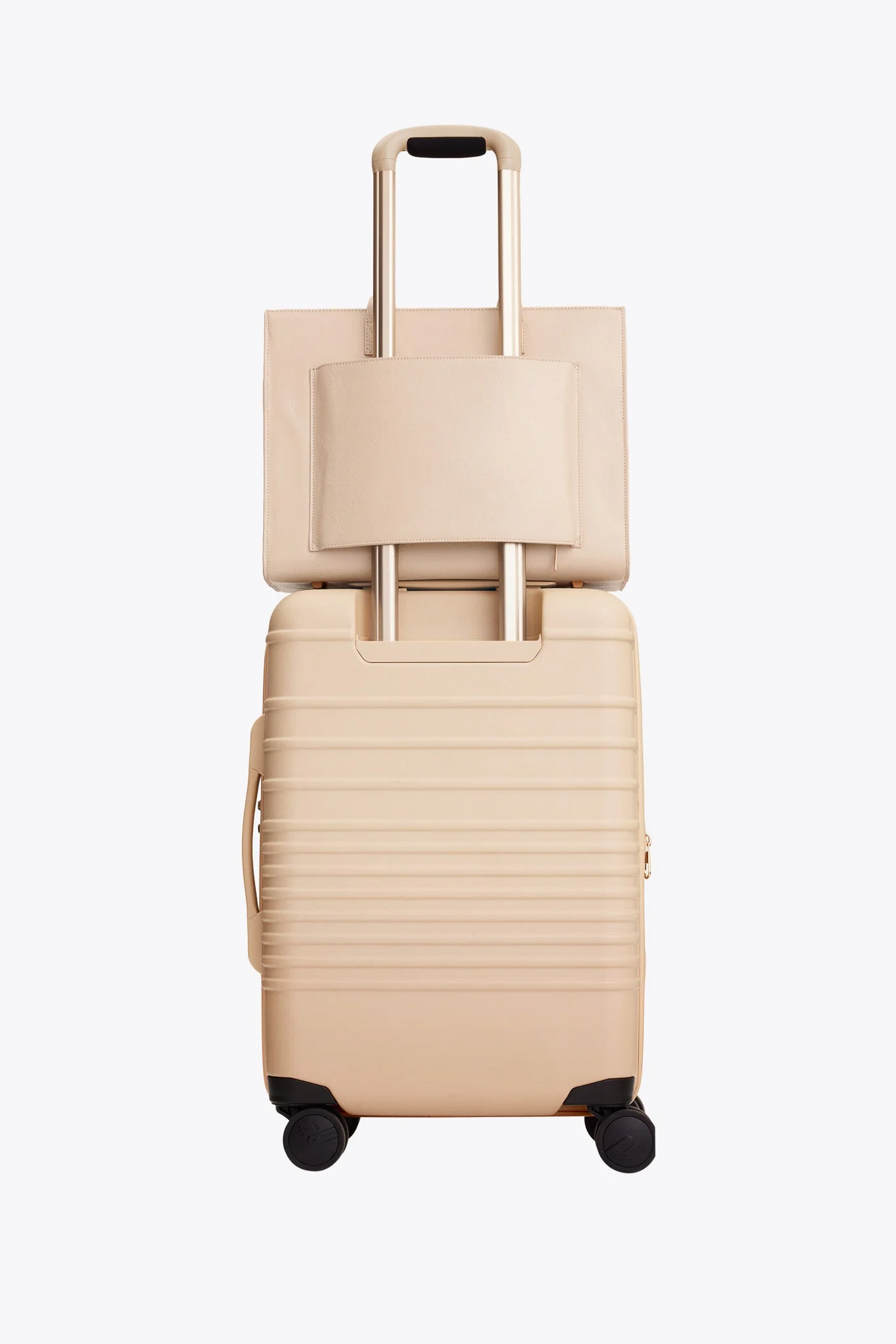 The Work Tote in Beige - Image 13