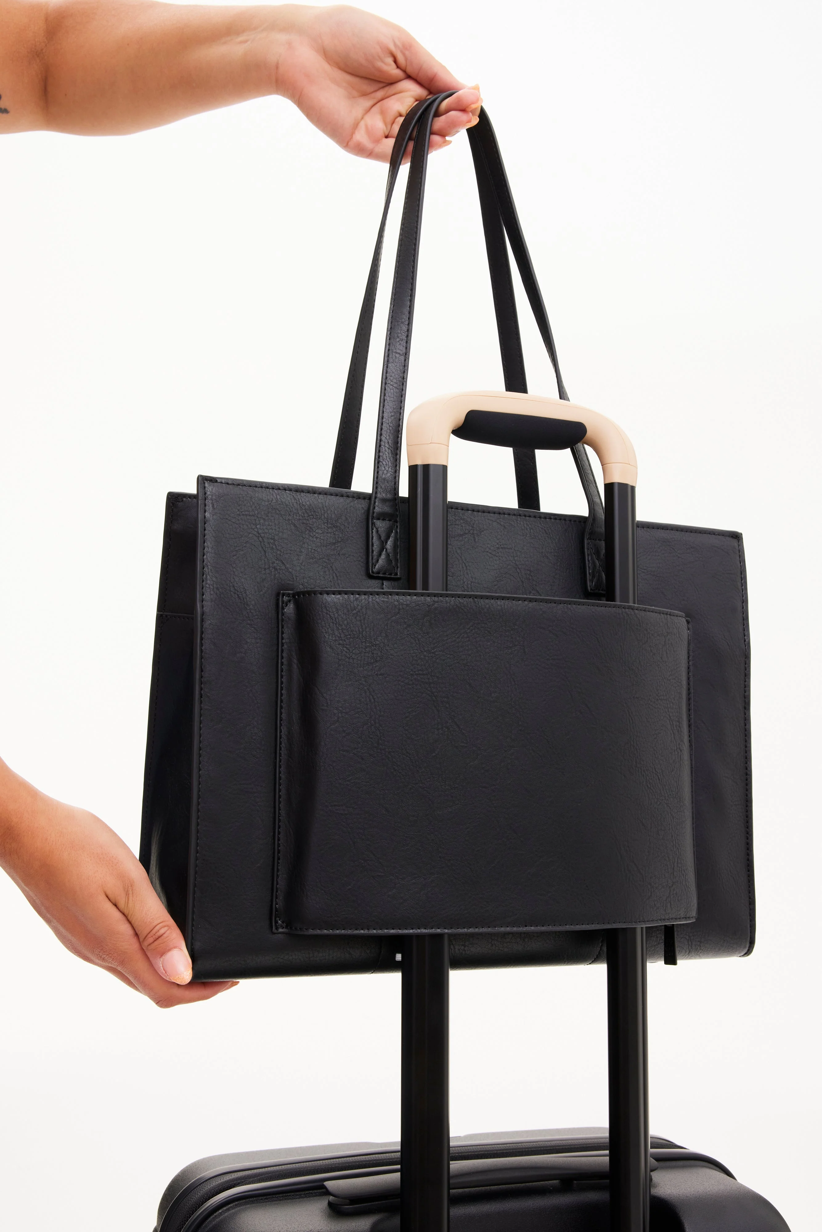 The Work Tote in Black - Image 10